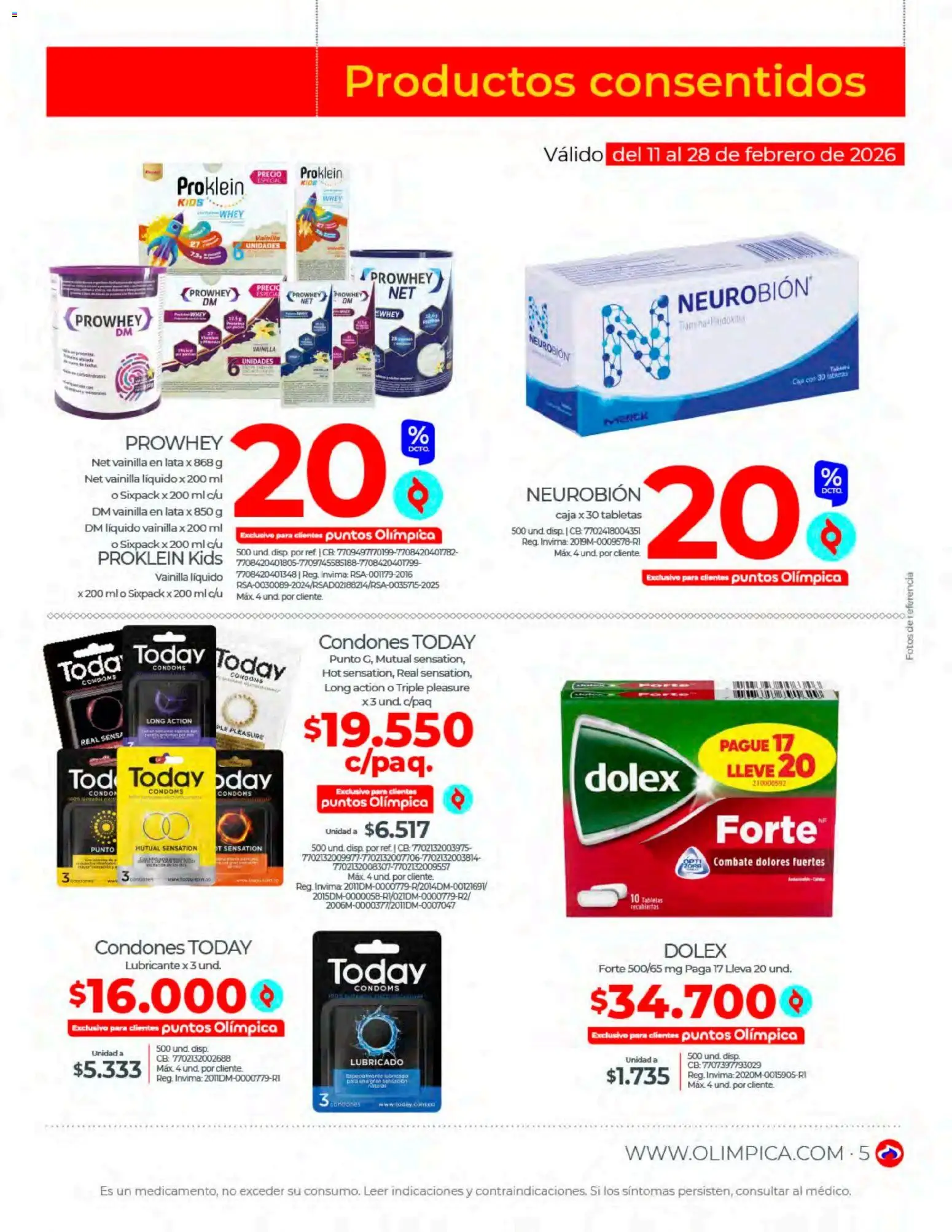 Olímpica revista - valida desde el 01.02.2026 | Página: 5