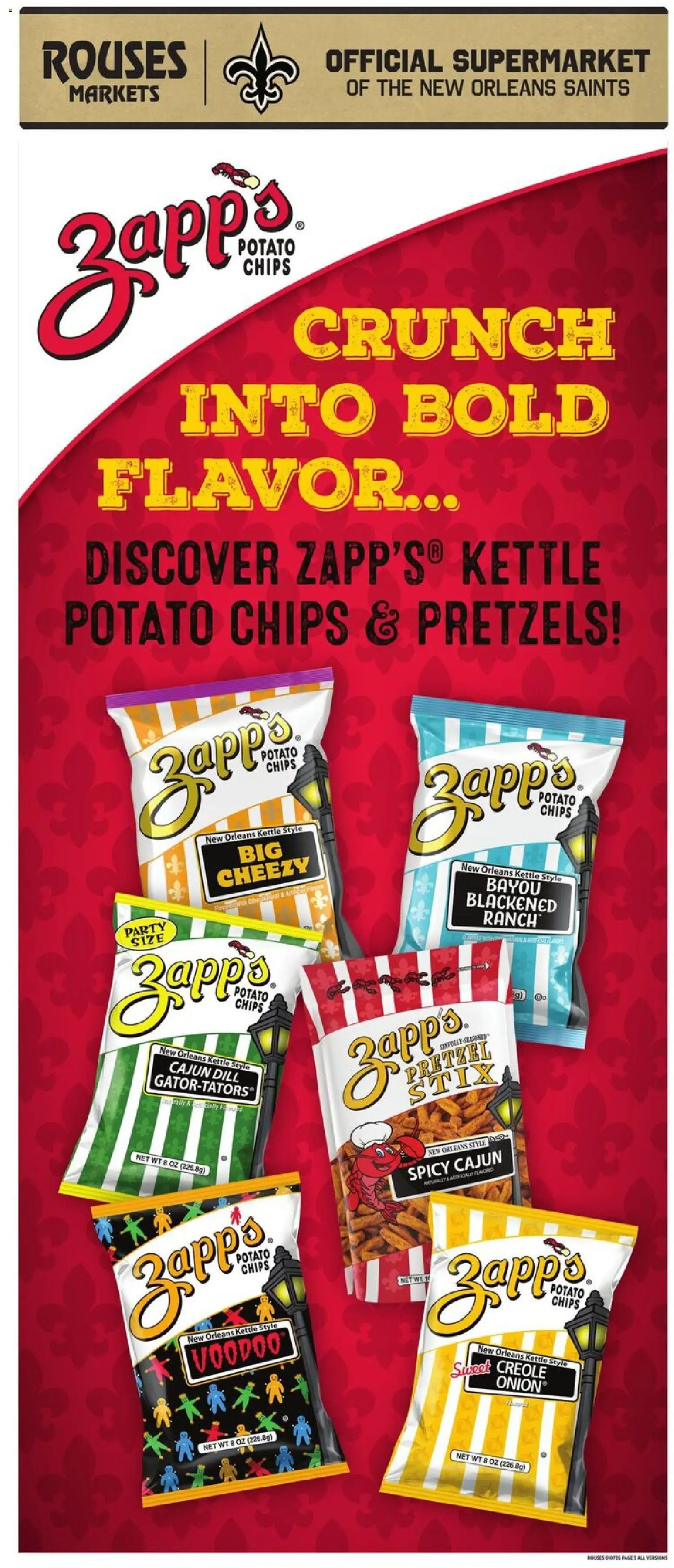 Rouses Weekly Ad - AL - valid from 07.01.2026 | Page: 9 | Products: Chips, Dill, Kettle