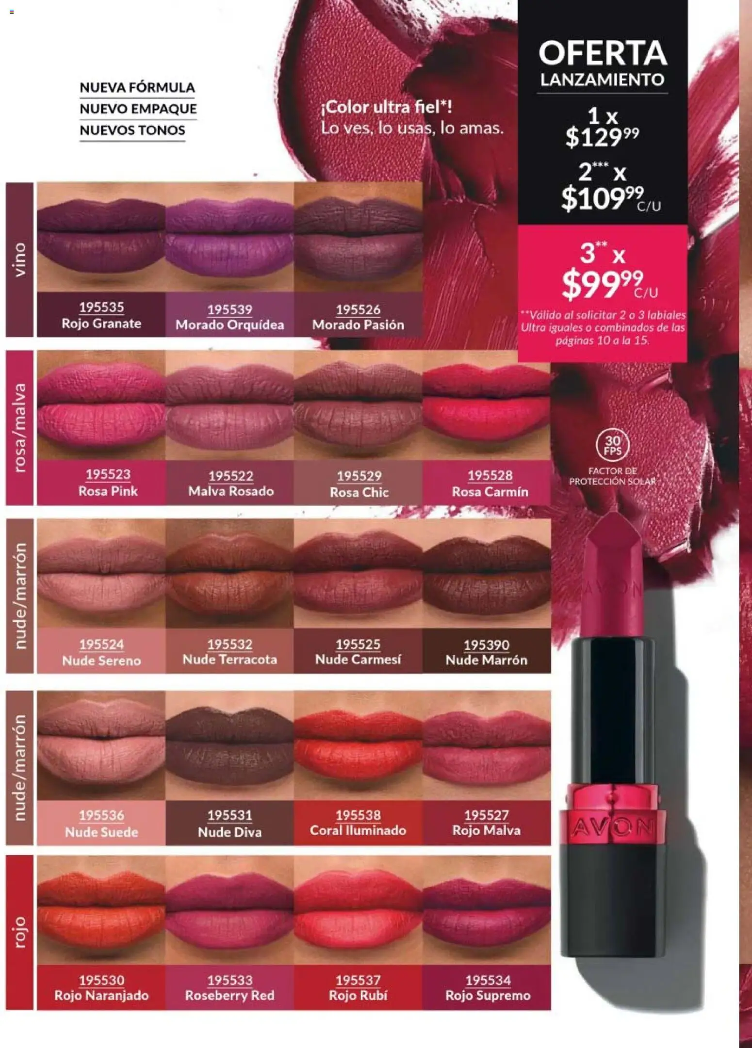 Nuevas ofertas de AVON válidas en toda la República Mexicana desde el 20.02.2026. ¡Encuentra las mejores ofertas en AVON campaña 4 2026! | Página: 4 | Productos: Vino