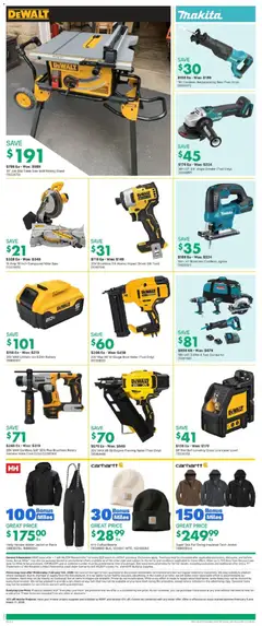 Preview of Kent weekly flyer / circulaire from shop Kent valid from 05.02.2026 | Page: 6 | Products: Grinder, Battery, Jacket, Pants