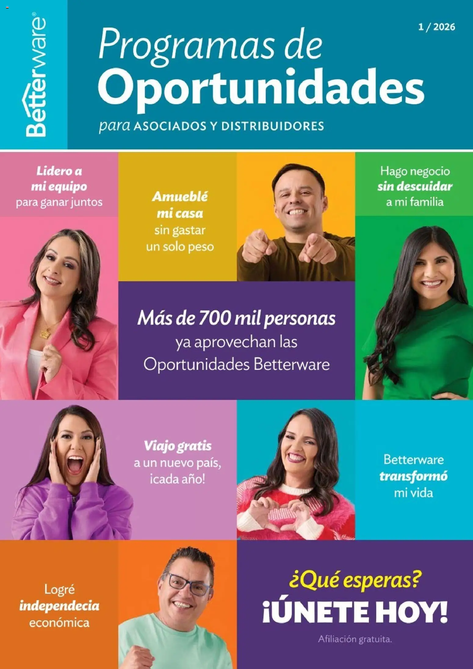 Nuevas ofertas de Betterware válidas en toda la República Mexicana desde el 01.01.2026. ¡Encuentra las mejores ofertas en Betterware catálogo Oportunidades! | Página: 1