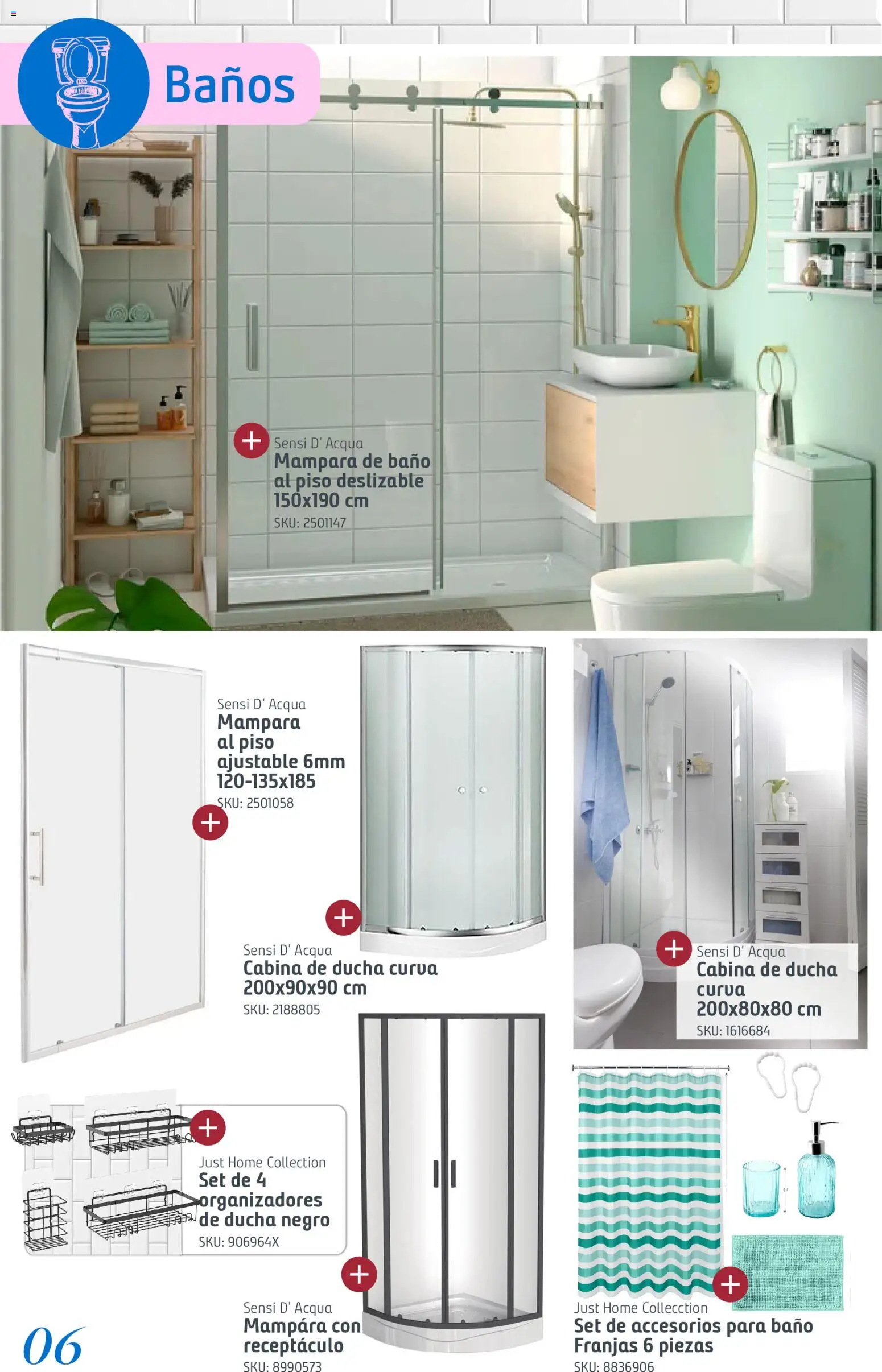Sodimac catálogo │ válido desde el 18.12.2025 | Página: 6 | Productos: Baño, Ducha