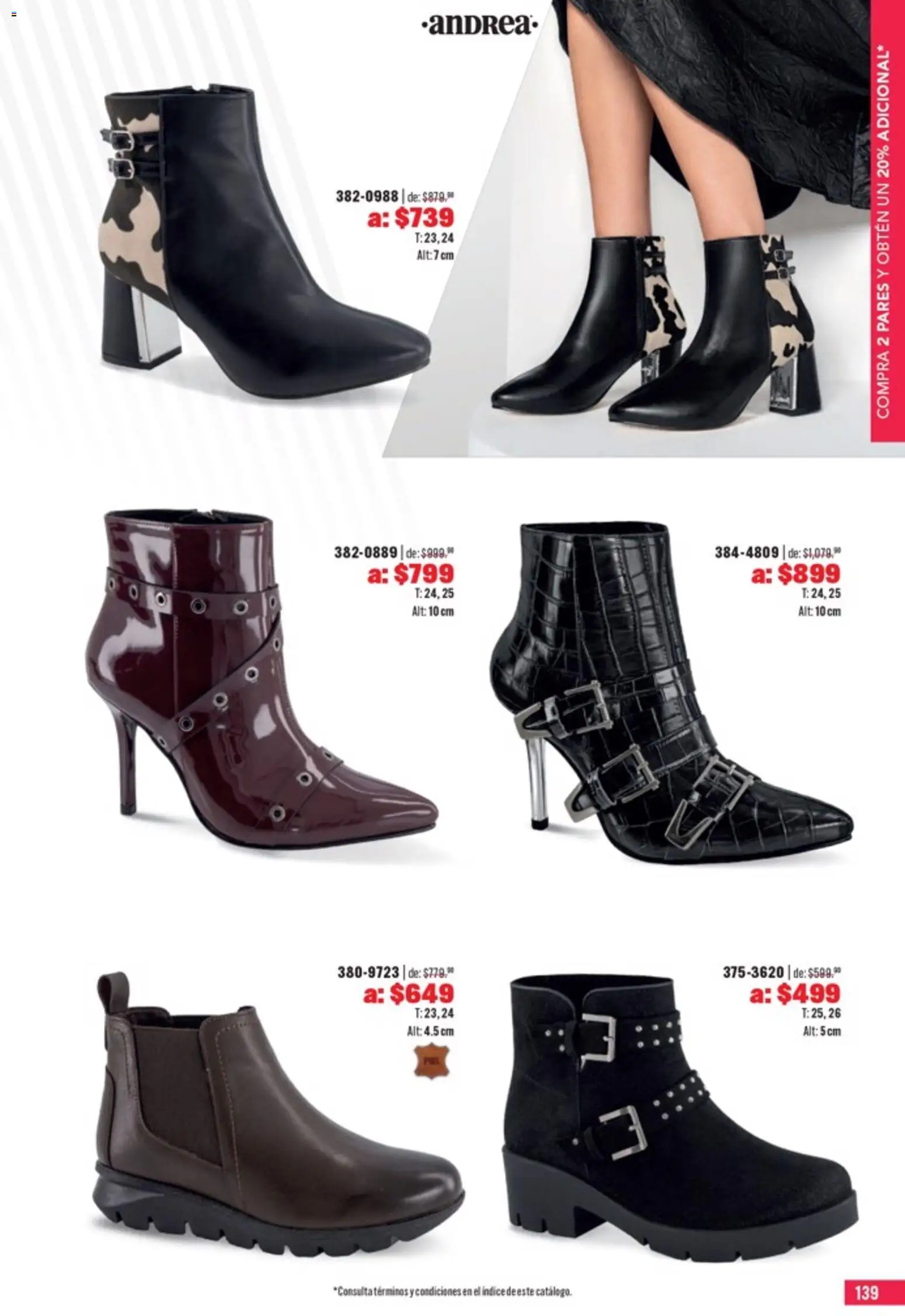 Nuevas ofertas de Andrea válidas en toda la República Mexicana desde el 05.04.2026. ¡Encuentra las mejores ofertas en Andrea catálogo Outlet! | Página: 139