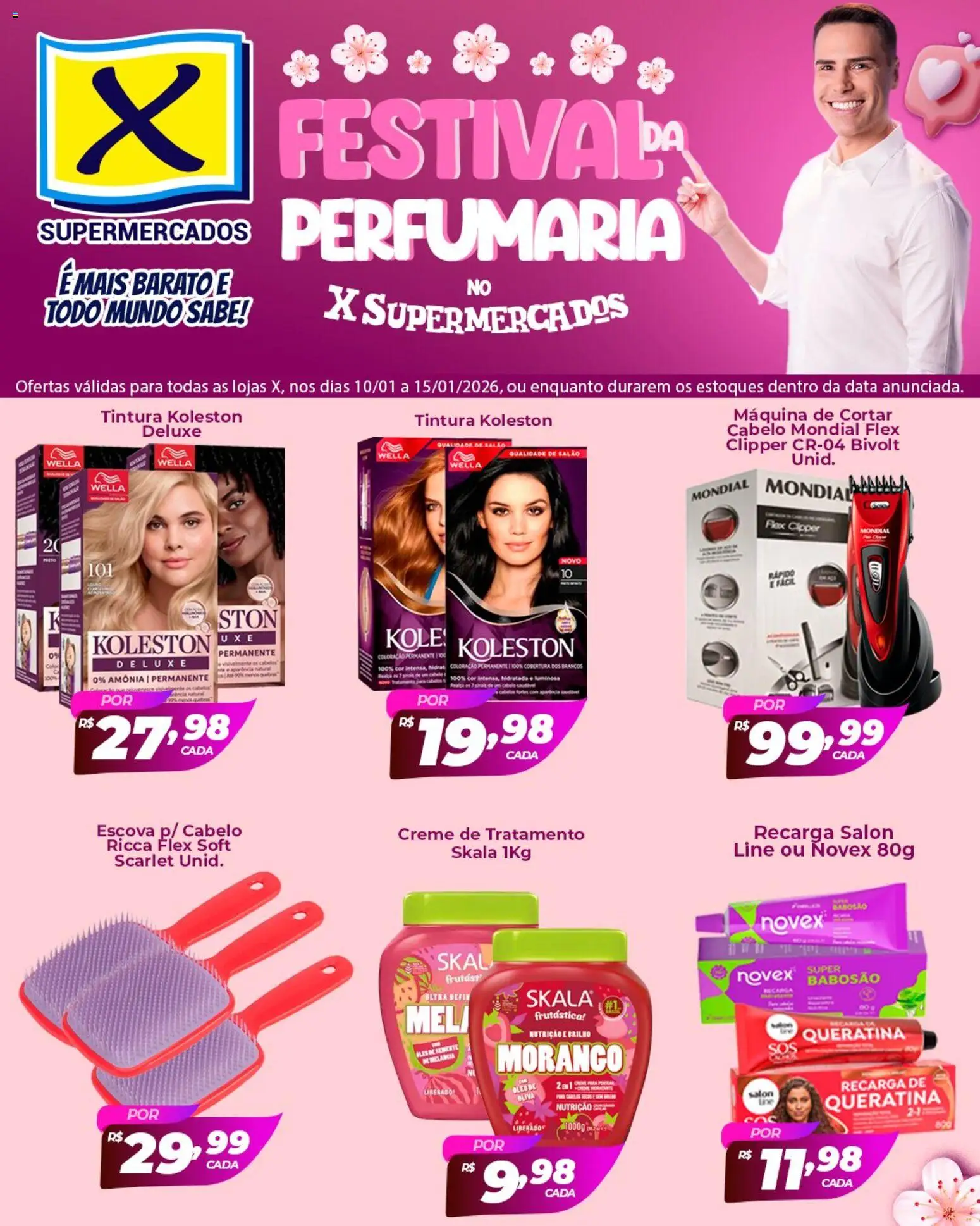 X Supermercados Folheto - válido de 10.01.2026 | Página: 3 | Produtos: Escova, Creme