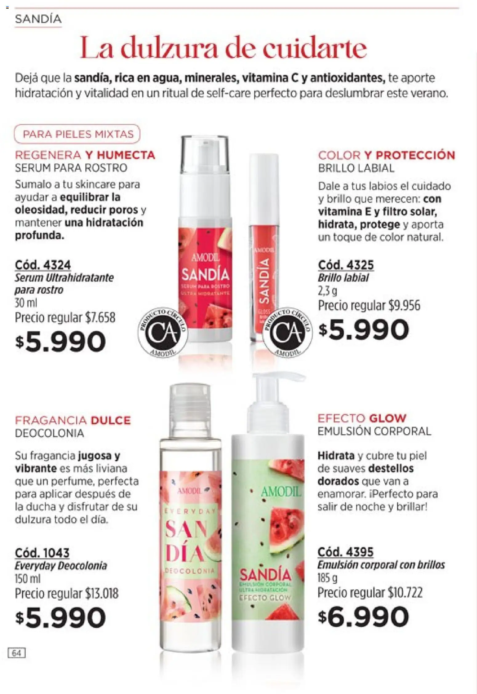 Catálogo Amodil Campaña 2 │ válido desde el 01.02.2026 | Página: 64 | Productos: Ducha, Fragancia, Serum, Emulsión