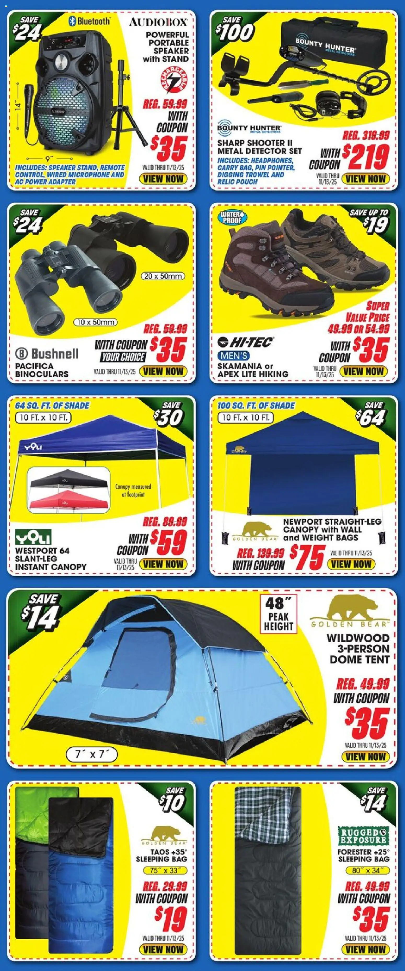 Big 5 Sporting Goods Weekly Ad - valid from 07.11.2025 | Page: 5 | Products: Water, Microphone, Adapter, Speaker