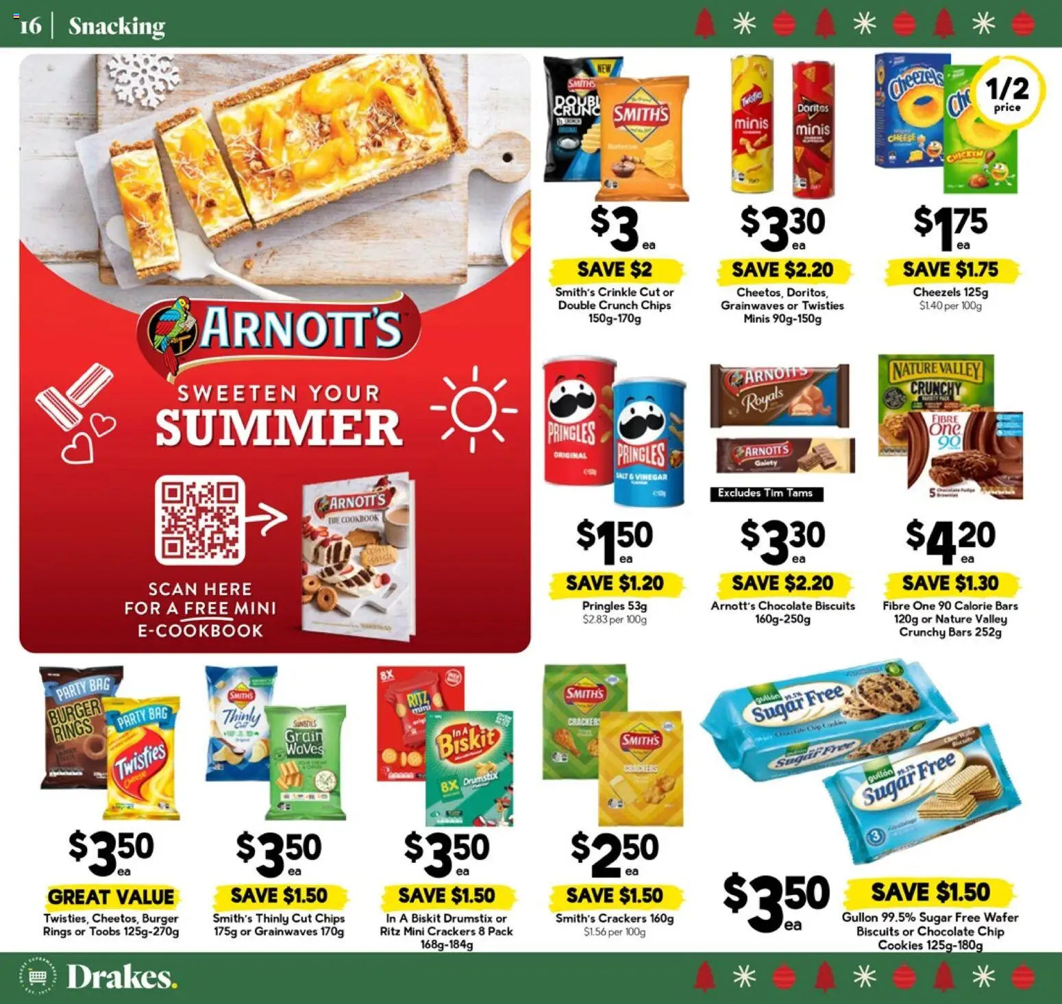 Drakes catalogue - valid from 26.11.2025 | Page: 16 | Products: Cheese, Salt, Vinegar, Bag
