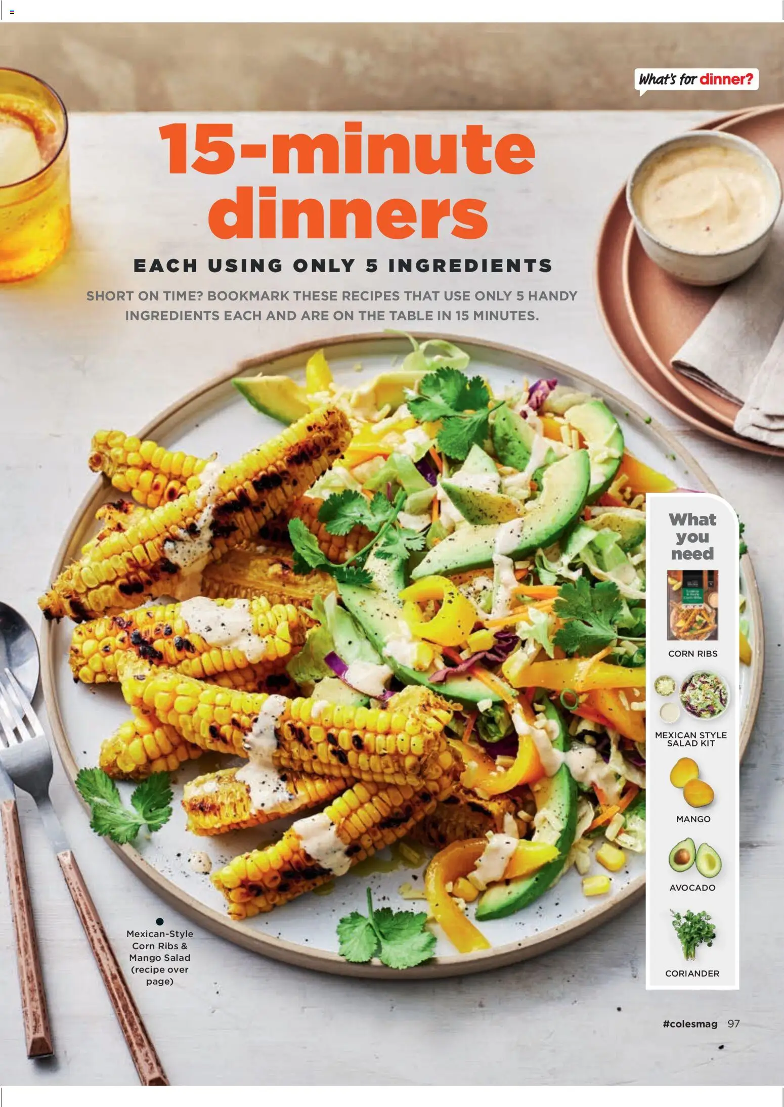 Coles catalogue - valid from 06.11.2025 | Page: 97 | Products: Table, Salad, Avocado, Mango