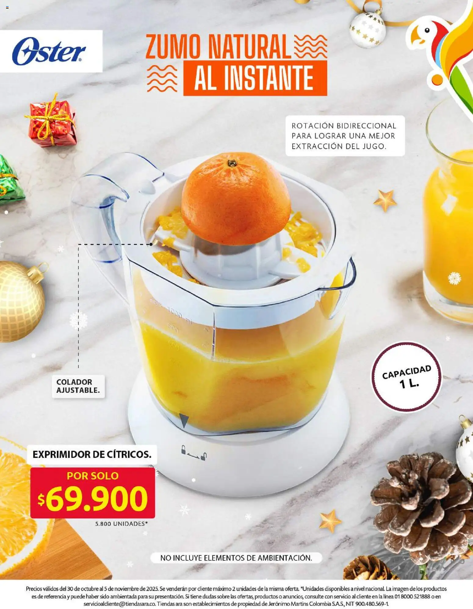 Ara revista - valida desde el 30.10.2025 | Página: 15 | Productos: Exprimidor, Sobre, Colador