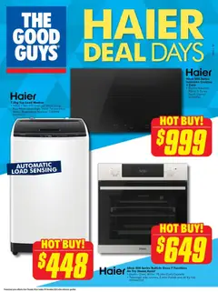 Preview of The Good Guys Haier Deal Days - valid from 03.12.2025