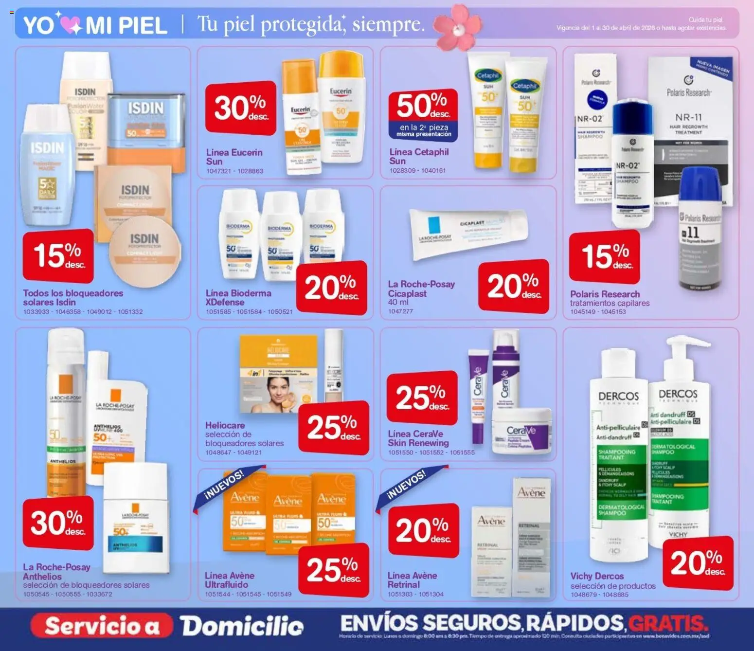 Nuevas ofertas de Farmacia Benavides válidas en toda la República Mexicana desde el 01.04.2026. ¡Encuentra las mejores ofertas en Farmacia Benavides catálogo! | Página: 18