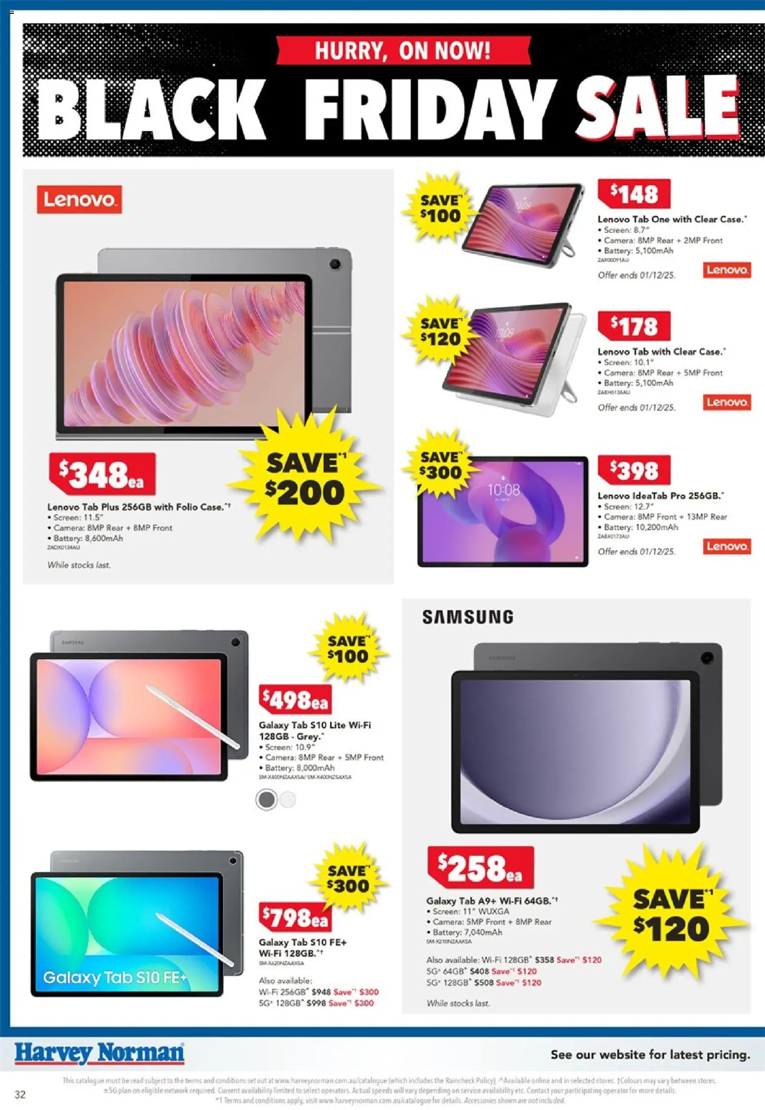 Harvey Norman catalogue - valid from 20.11.2025 | Page: 32 | Products: Battery, Accessories, Camera, Screen