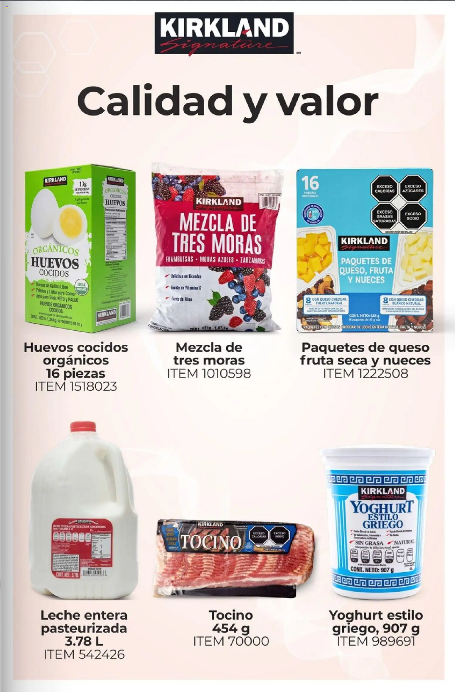 Nuevas ofertas de Costco válidas en toda la República Mexicana desde el 01.01.2026. ¡Encuentra las mejores ofertas en Costco - Revista Enero! | Página: 71 | Productos: Leche, Queso, Huevos, Nueces