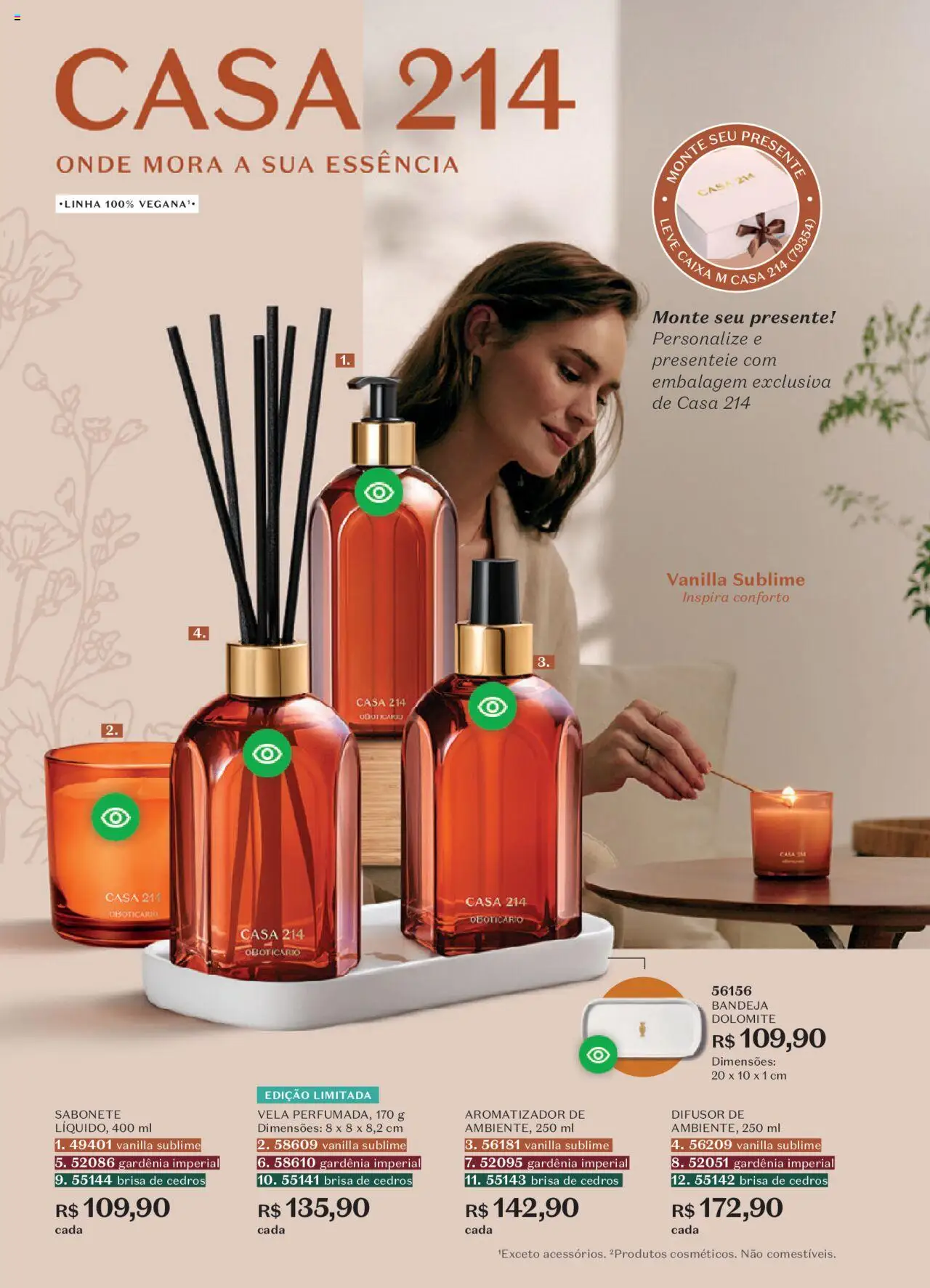 O Boticário Folheto - válido de 22.09.2025 | Página: 191 | Produtos: Difusor, Caixa, Sabonete, Bandeja