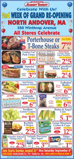 Preview of Market Basket weekly ads valid from 31.08.2025