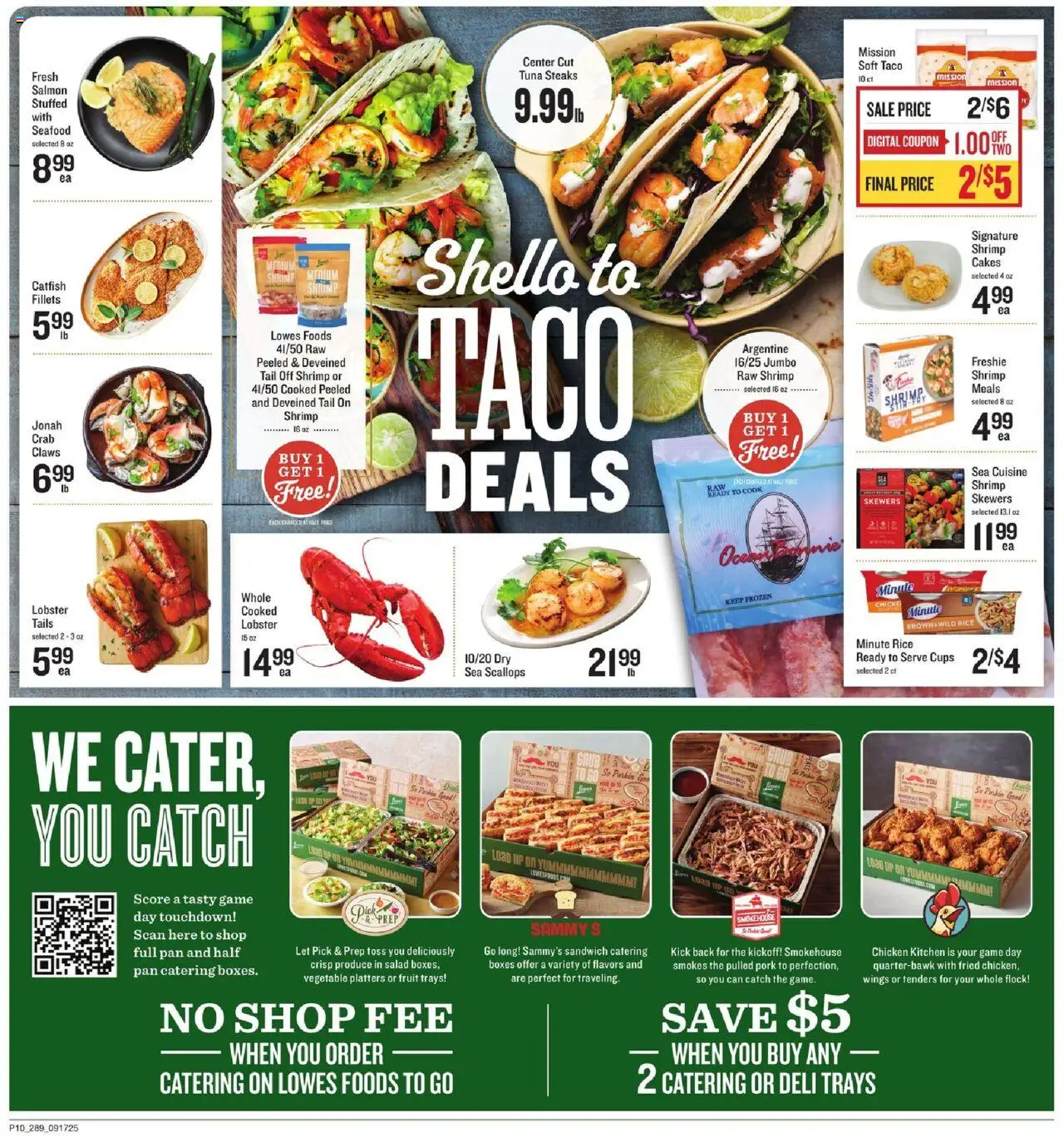 Lowes Foods Weekly Ad - valid from 17.09.2025 | Page: 14 | Products: Pan, Rice, Salad, Charger