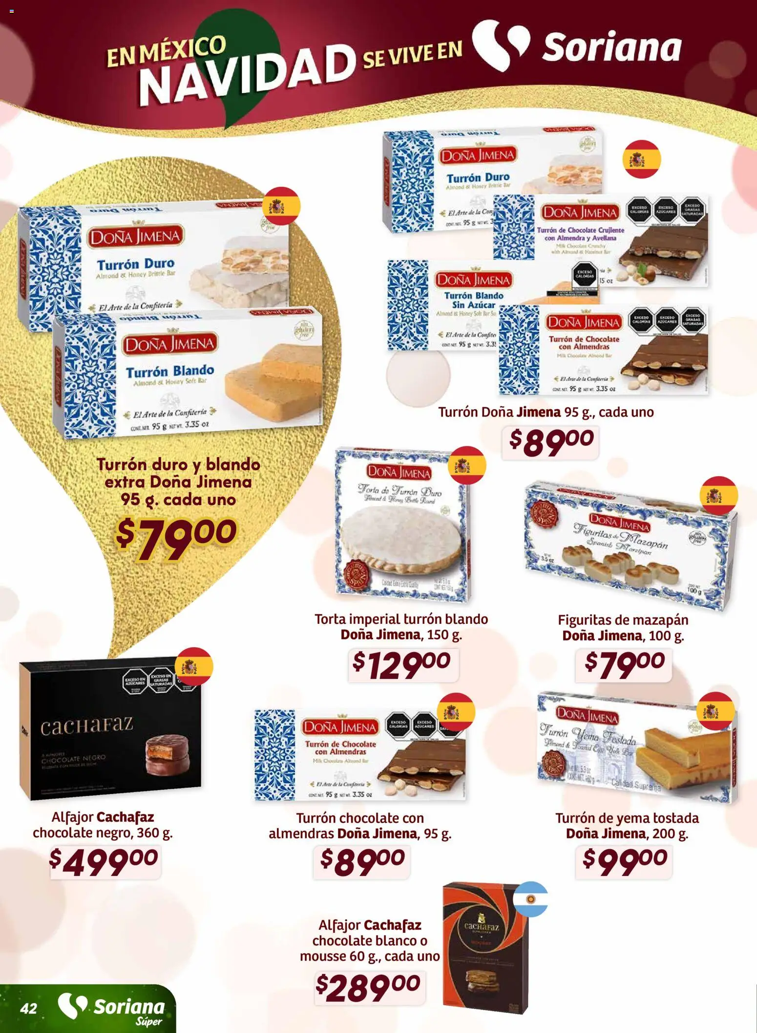 Nuevas ofertas de Soriana válidas en toda la República Mexicana desde el 27.11.2025. ¡Encuentra las mejores ofertas en Soriana - Preciazazaso Súper: Frontera BCN, Son! | Página: 43 | Productos: Almendras, Mousse, Almendra, Alfajor