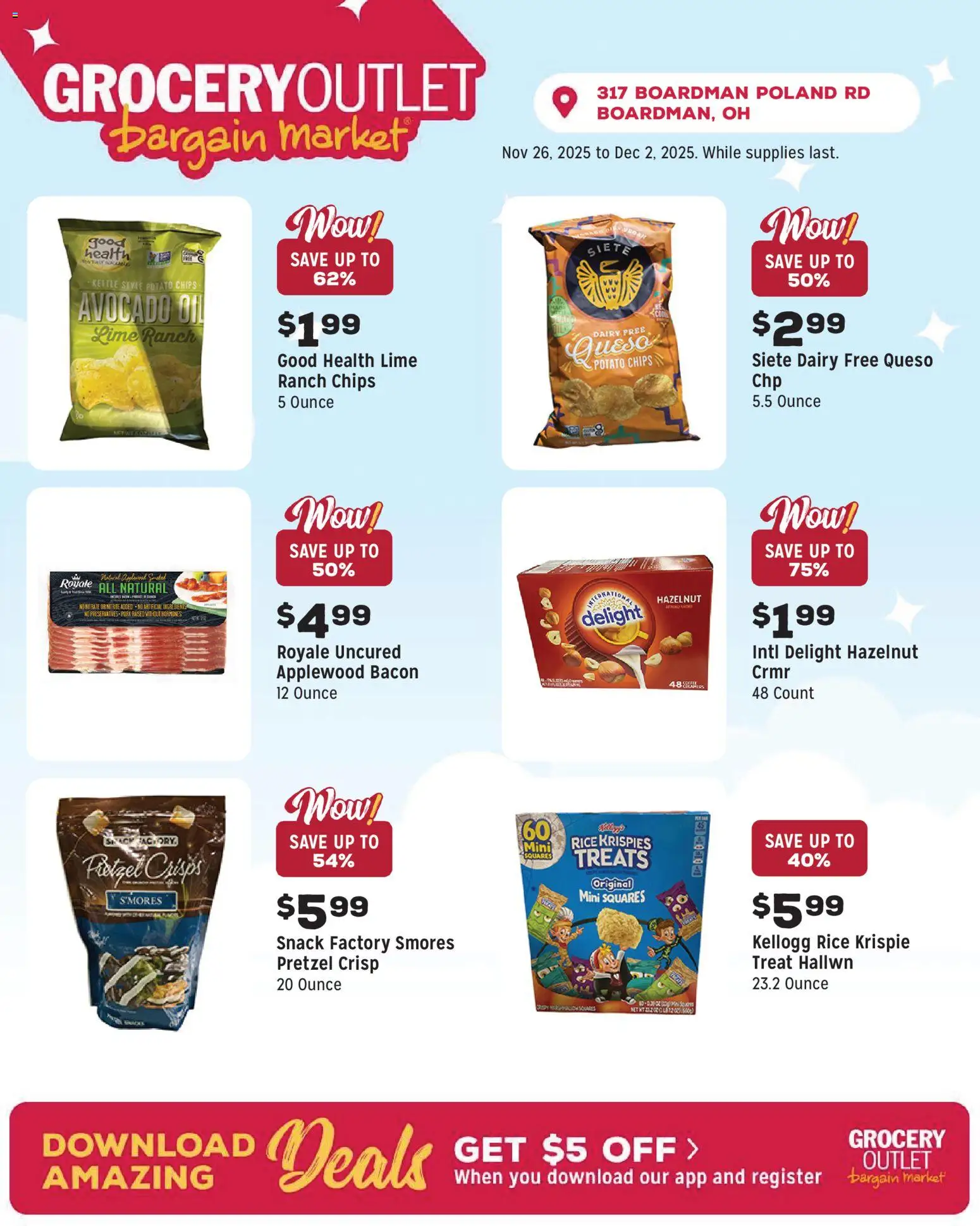 Grocery Outlet Weekly Ad - OH - valid from 26.11.2025 | Page: 4 | Products: Rice, Chips, Lime, Kettle