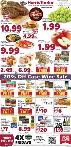 Preview of Harris Teeter weekly ads valid from 17.09.2025
