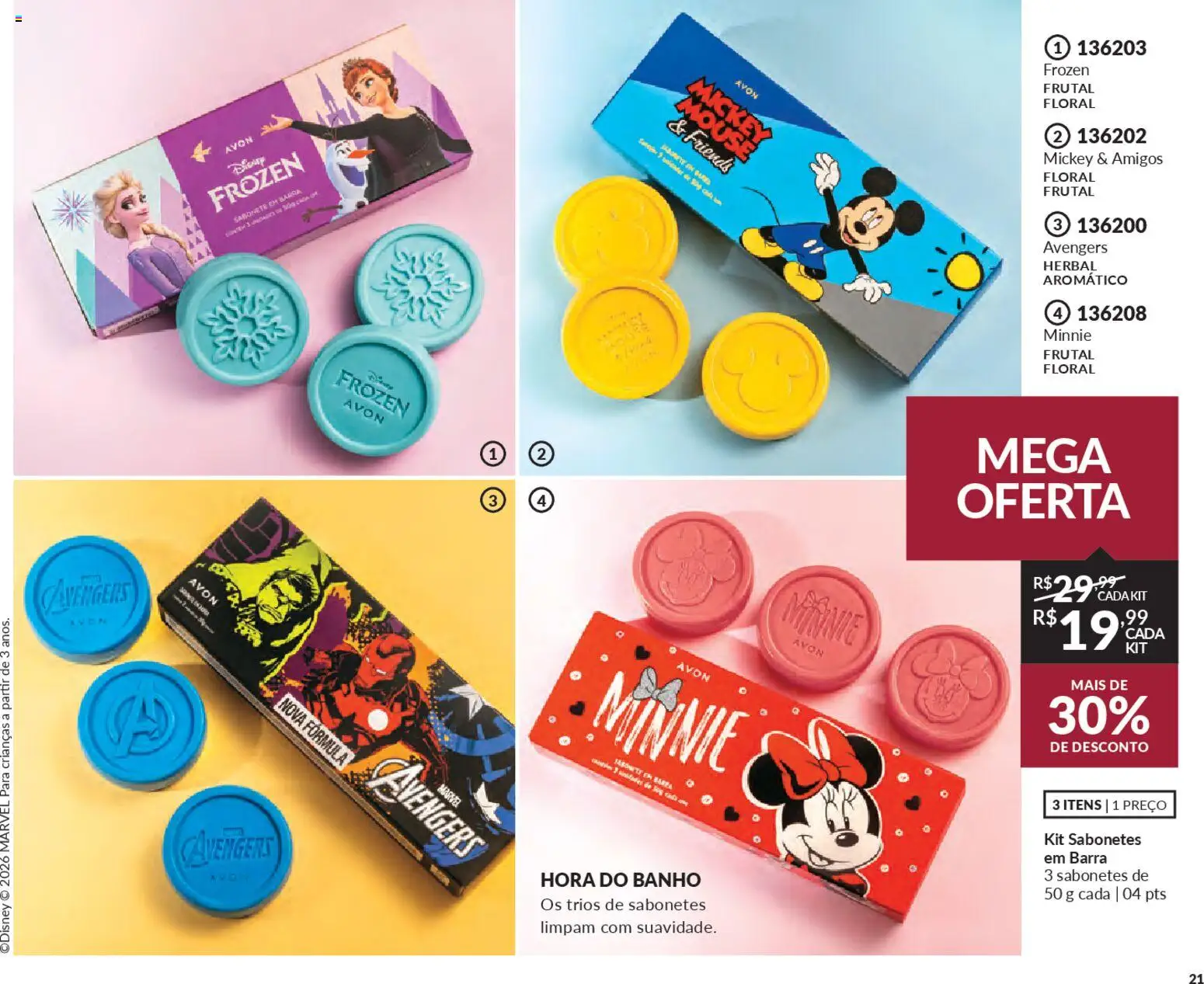 Avon Folheto - válido de 19.12.2025 | Página: 21 | Produtos: Sabonete