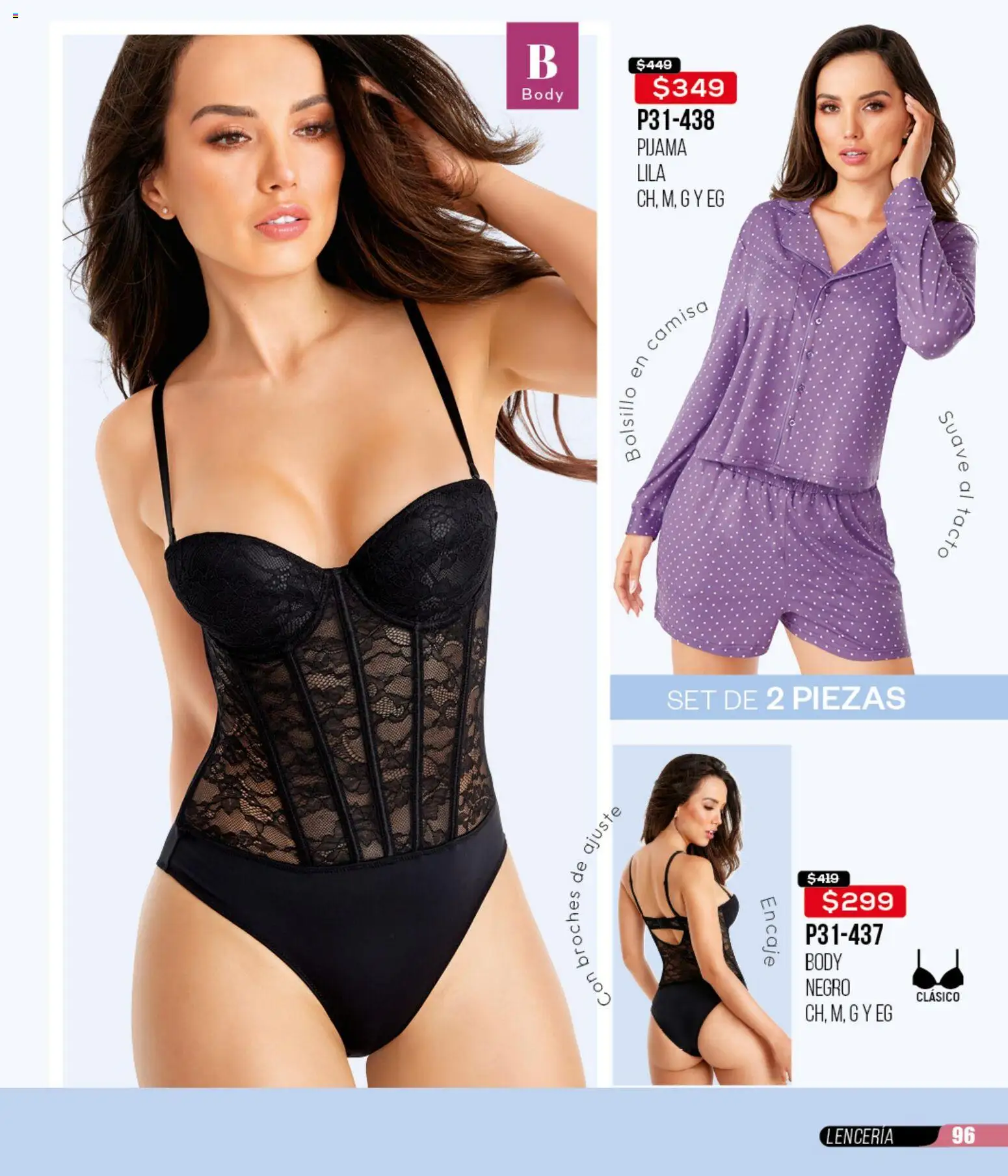 Nuevas ofertas de Cklass válidas en toda la República Mexicana desde el 12.01.2026. ¡Encuentra las mejores ofertas en Cklass catálogo Mega Ofertas Calzado! | Página: 406 | Productos: Pijama, Body, Lenceria