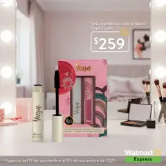 Vista previa de Walmart Express folleto Yuya Set, nuevo folleto de la tienda, válido en México a partir del 17.09.2025