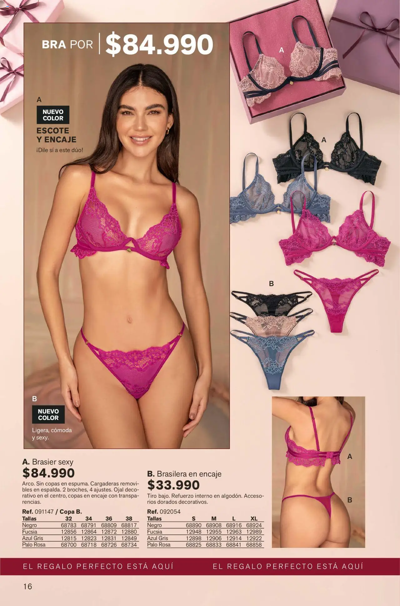 Leonisa revista - valida desde el 01.09.2025 | Página: 16 | Productos: Brasier, Cómoda