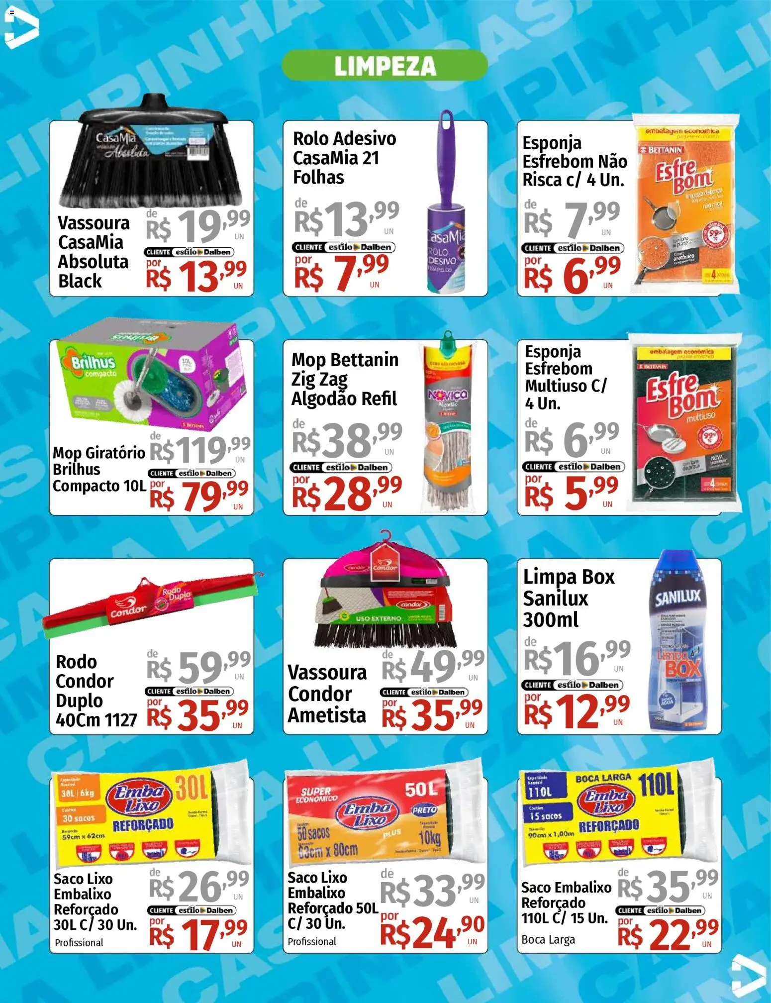 Supermercado Dalben Folheto - válido de 02.02.2026 | Página: 4 | Produtos: Mop, Esponja, Rolo, Algodão
