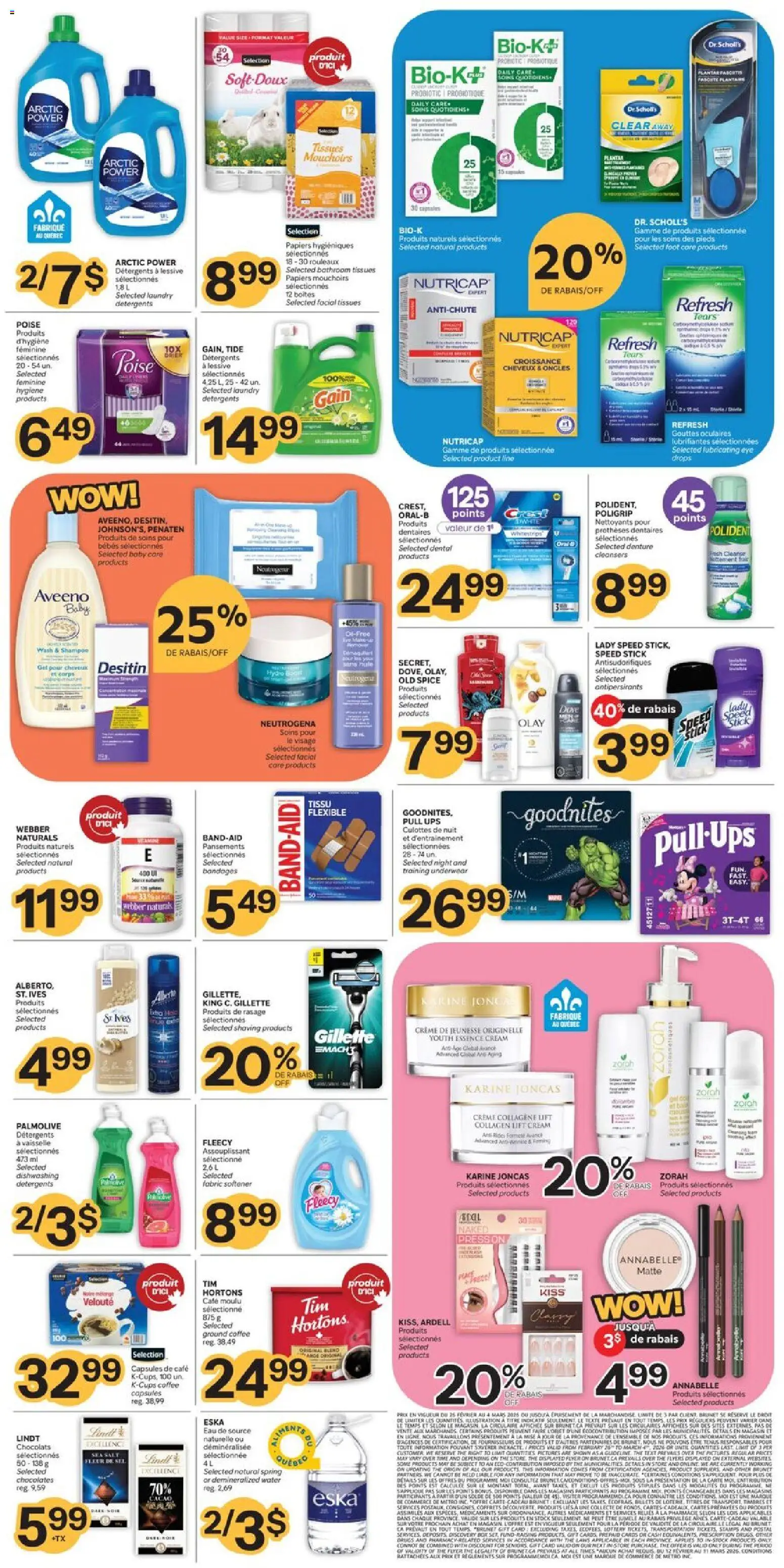 Brunet flyer valid from 26.02.2026 | Page: 2 | Products: Cream, Shampoo, Box, Underwear