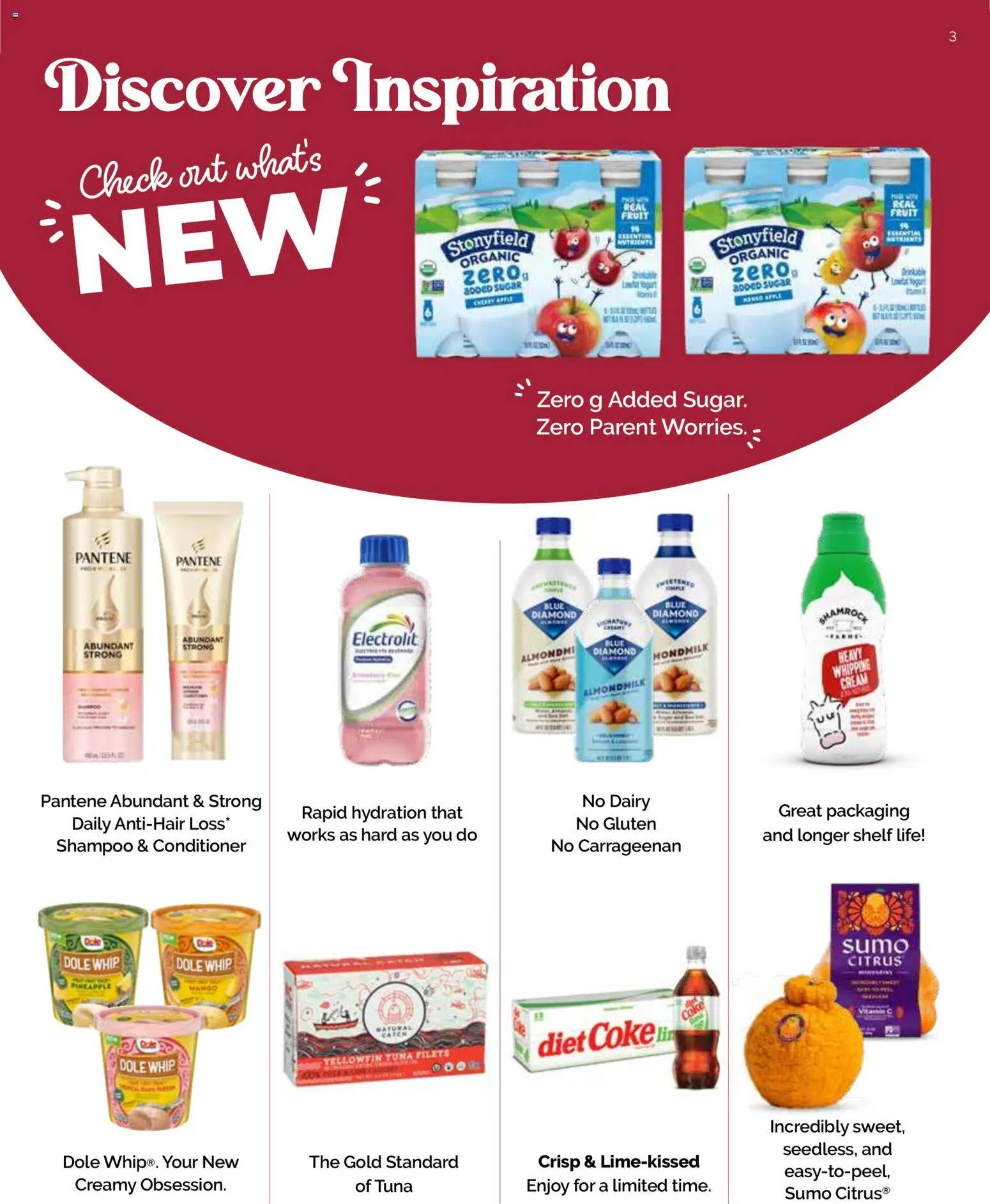Harris Teeter Monthly Ad - valid from 25.03.2026 | Page: 3 | Products: Shelf, Conditioner, Pineapple, Mango