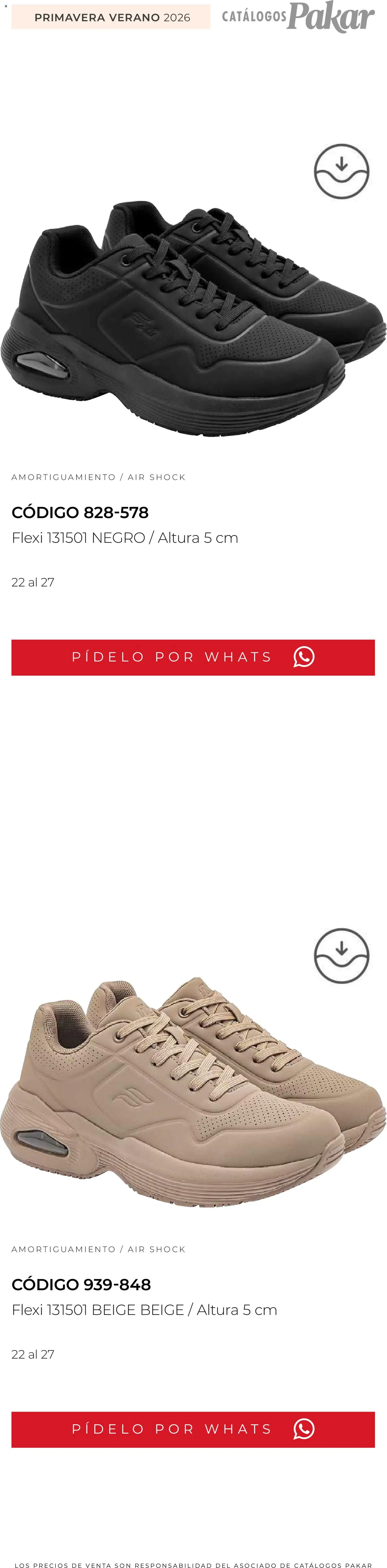 Nuevas ofertas de SC Pakar válidas en toda la República Mexicana desde el 04.03.2026. ¡Encuentra las mejores ofertas en SC Pakar catálogo Flexi PV26! | Página: 127