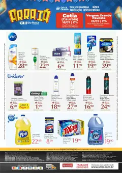 São Roque Supermercados Folheto - válido de 18.07.2025 | Página: 8 | Produtos: Shampoo, Dove, Creme dental, Sabonete líquido