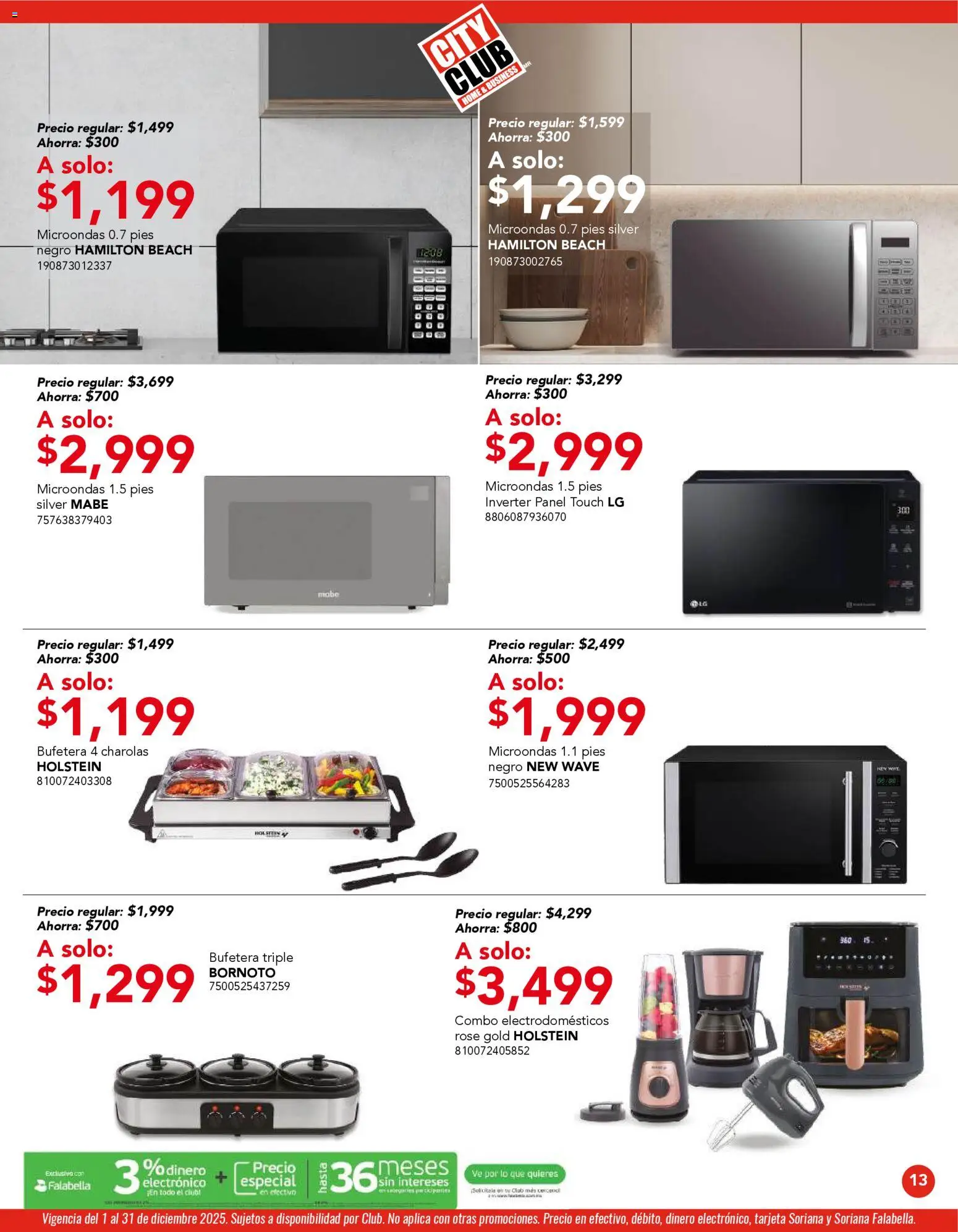 Nuevas ofertas de City Club válidas en toda la República Mexicana desde el 01.12.2025. ¡Encuentra las mejores ofertas en City Club catálogo! | Página: 13