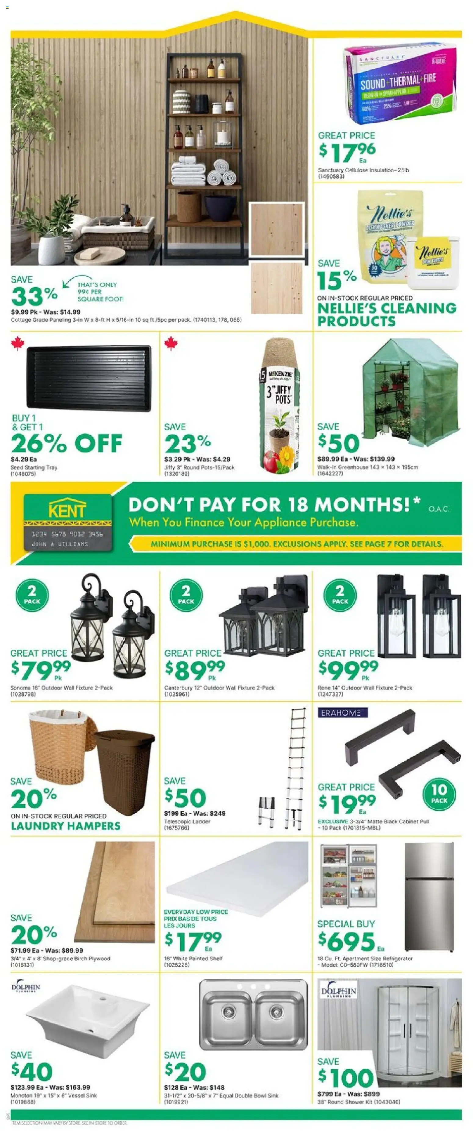 Kent flyer valid from 05.03.2026 | Page: 8 | Products: Refrigerator, Shelf, Cabinet, Shower