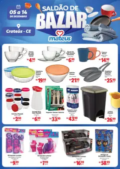 Mateus - Ofertas Saldão de Bazar - Pré-Visualização do folheto da loja Mateus, válido de 05.12.2025