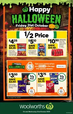 Preview of Weekly catalogue Woolworths NT 22/10 - valid from 22.10.2025