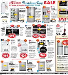 Preview of ABC Warehouse weekly ads valid from 15.02.2026 | Page: 2 | Products: Washer, Ice Maker, Freezer, Dishwasher
