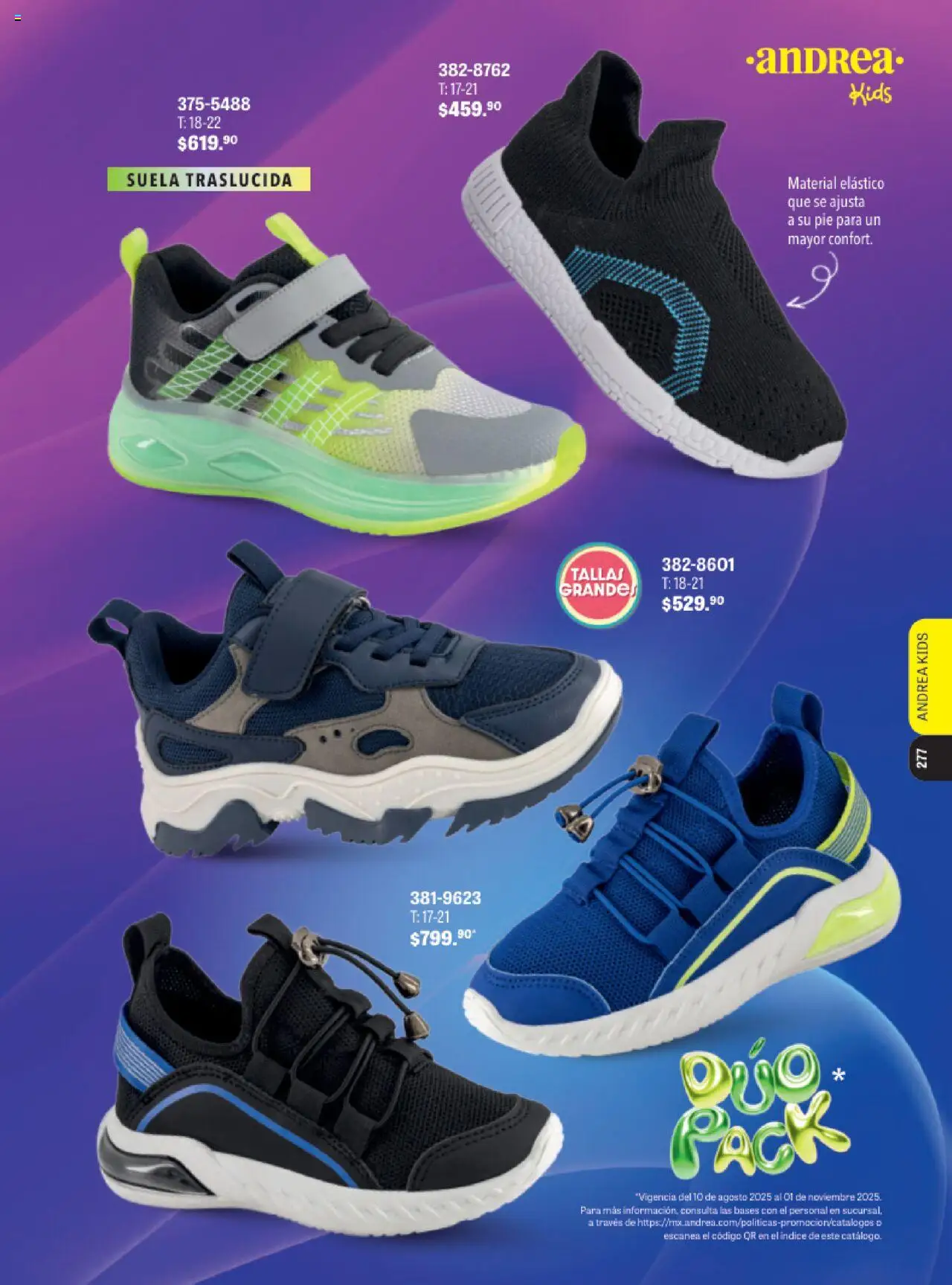 Nuevas ofertas de Andrea válidas en toda la República Mexicana desde el 13.08.2025. ¡Encuentra las mejores ofertas en Andrea - Catálogo Deportivo Infantil ! | Página: 7