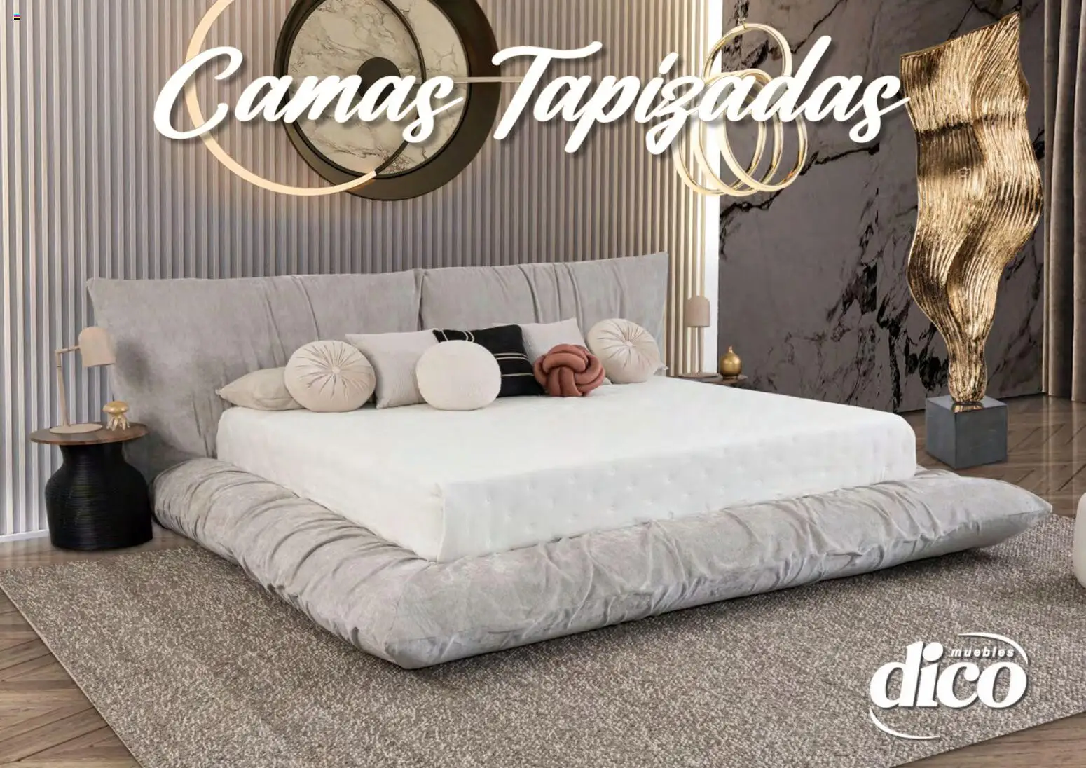 Nuevas ofertas de Muebles Dico válidas en toda la República Mexicana desde el 01.04.2026. ¡Encuentra las mejores ofertas en Muebles Dico catálogo Camas tapizadas ! | Página: 1