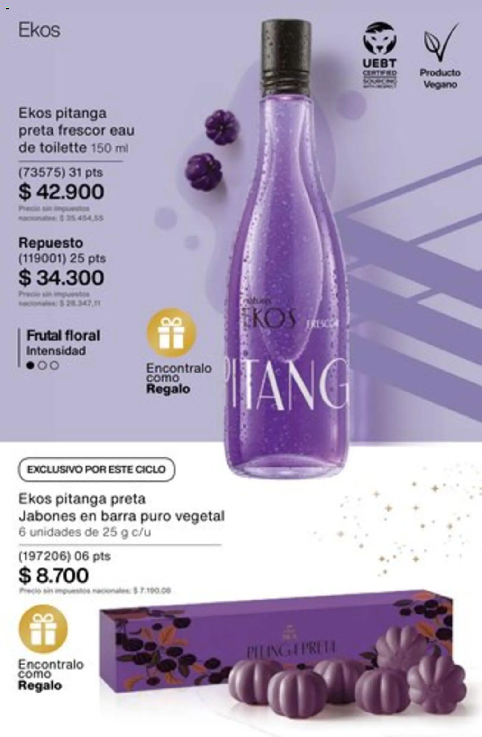 Catálogo Natura Ciclo 16/2025 │ válido desde el 01.11.2025 | Página: 109 | Productos: Eau de toilette