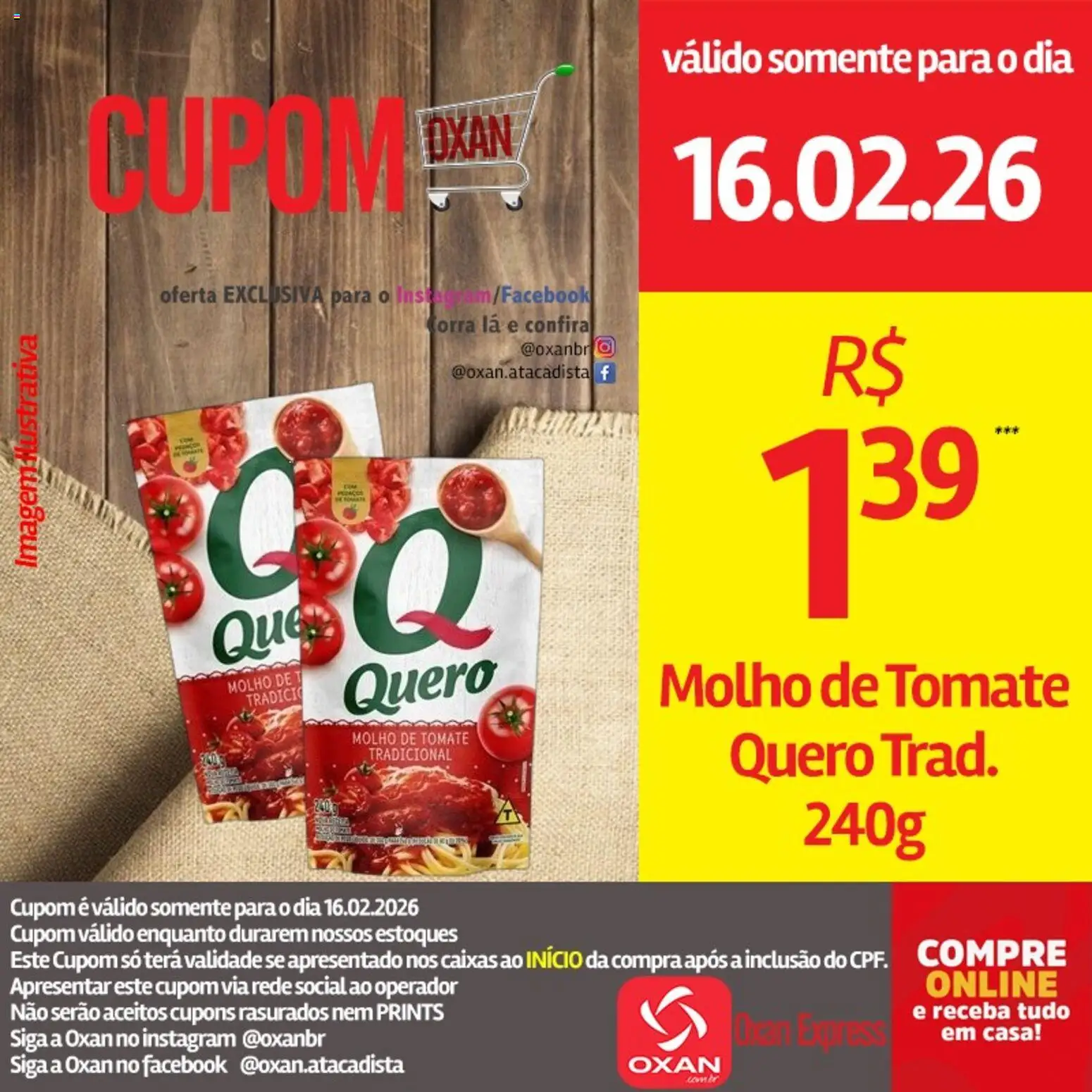 Oxan Atacadista Folheto - válido de 16.02.2026 | Página: 25 | Produtos: Molho de tomate