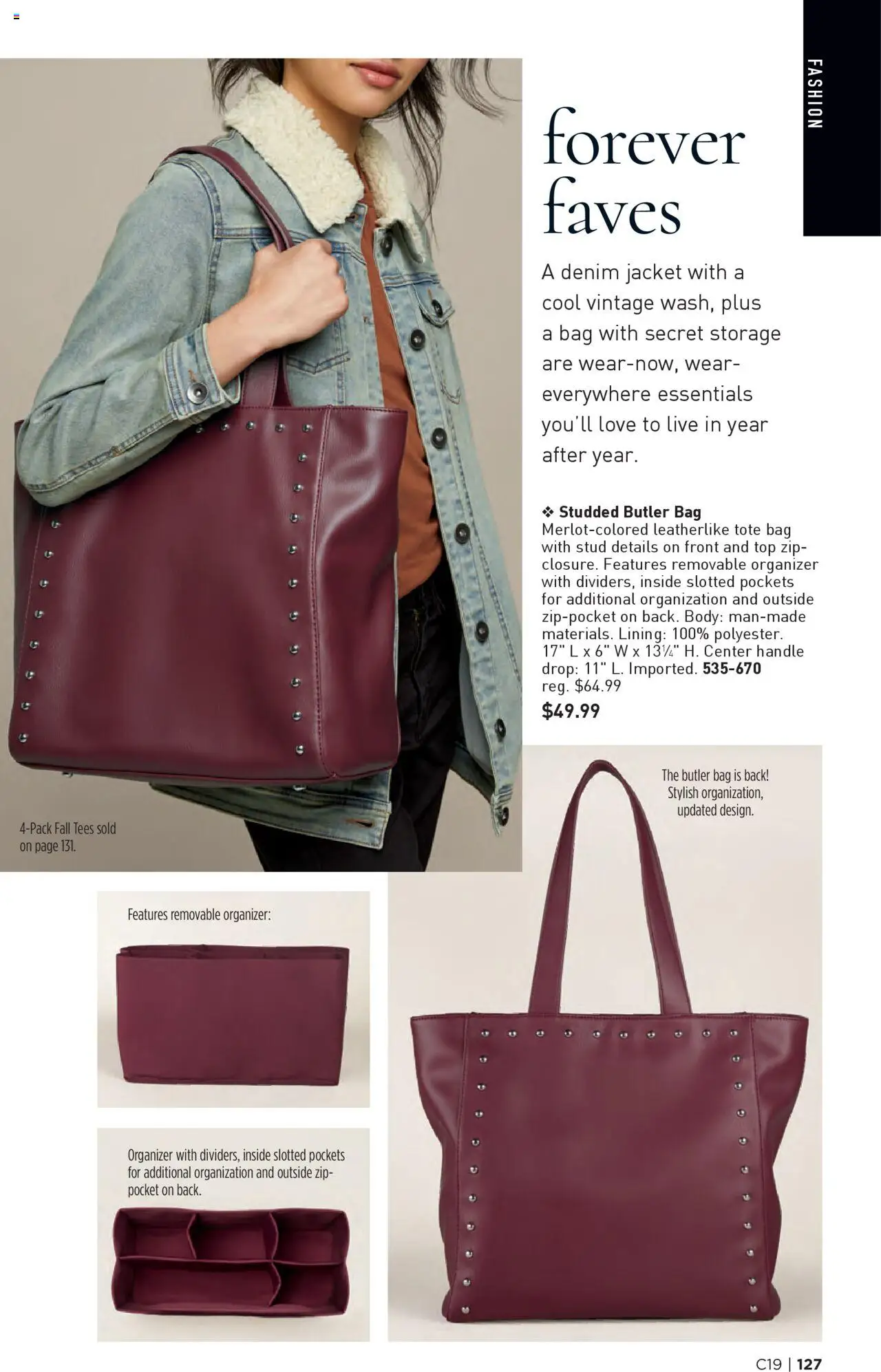 Avon Brochure - valid from 10.09.2025 | Page: 127 | Products: Jacket, Bag