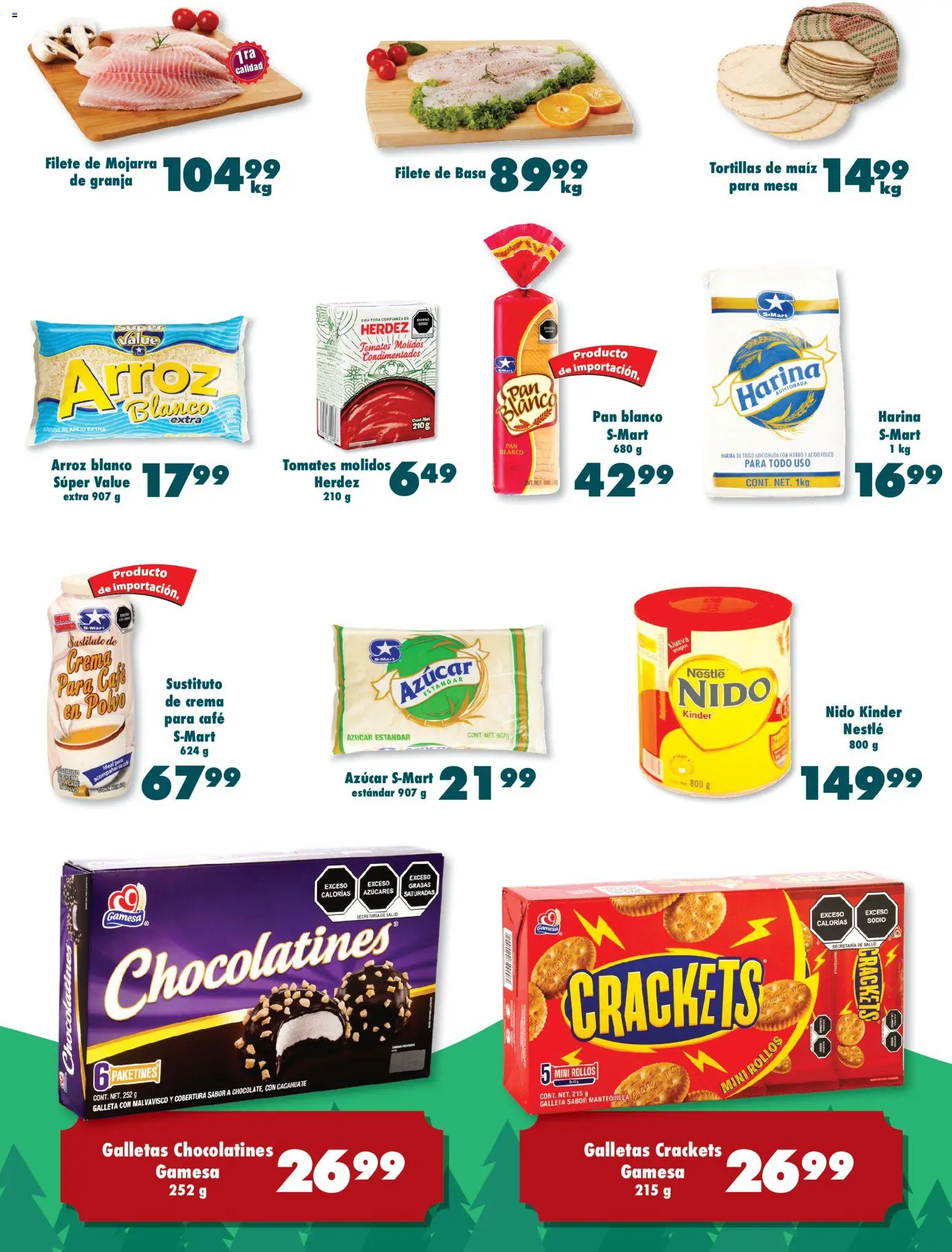 Nuevas ofertas de S-Mart válidas en toda la República Mexicana desde el 11.11.2025. ¡Encuentra las mejores ofertas en S-Mart folleto Nuevo Laredo! | Página: 5 | Productos: Sal, Pan, Café, Tomates