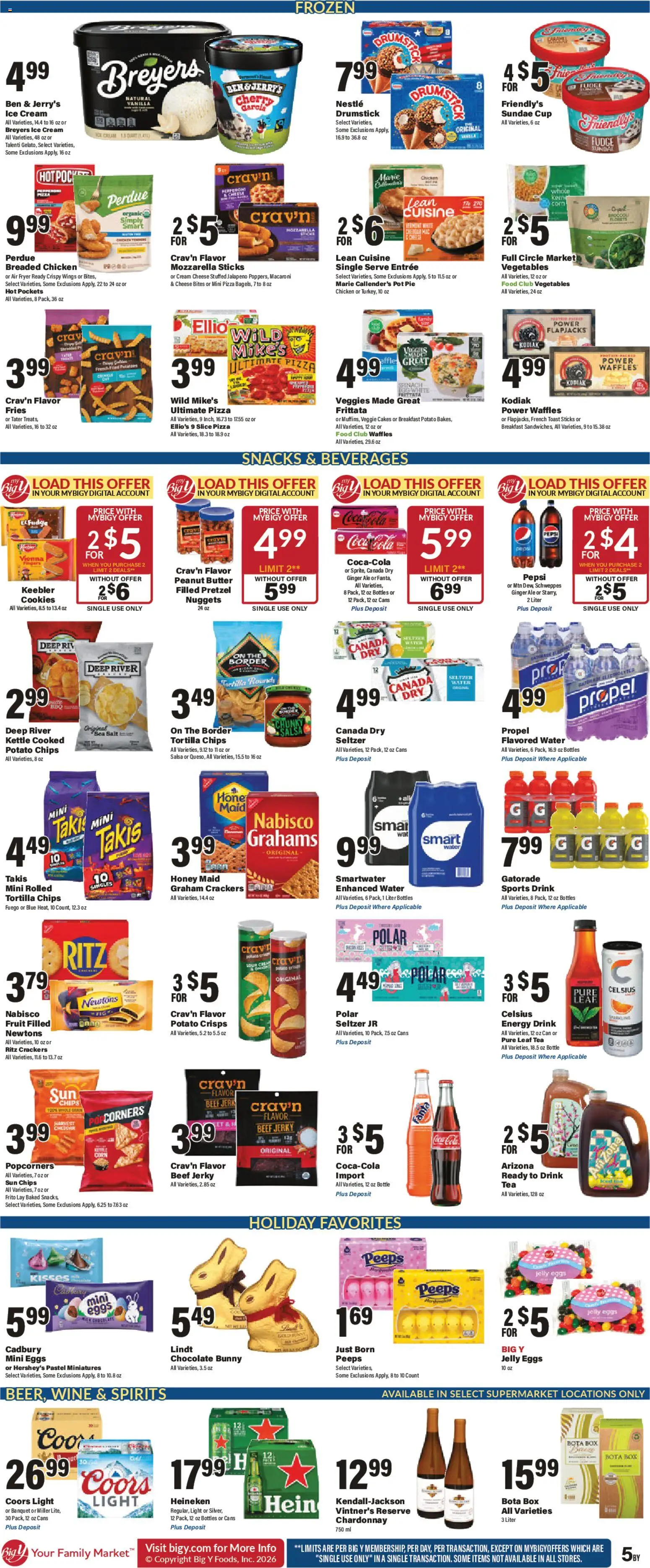 Big Y Weekly Ad - valid from 19.03.2026 | Page: 7 | Products: Fryer, Butter, Cheese, Tea