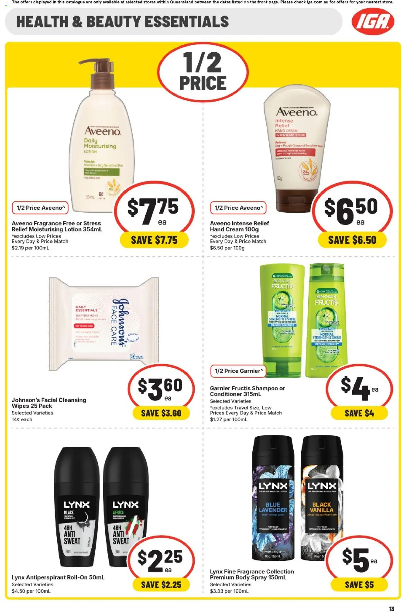 IGA catalogue - valid from 07.01.2026 | Page: 16 | Products: Fragrance, Lotion, Antiperspirant, Cream