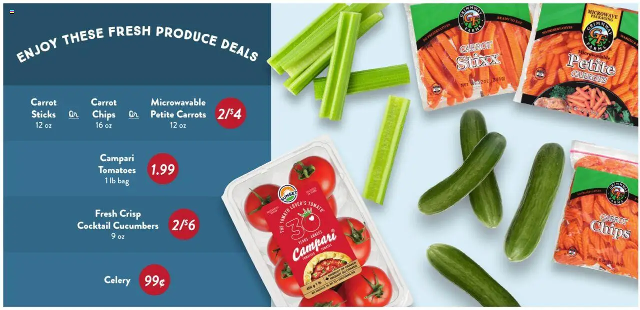 Fresh Thyme Weekly Ad - IN - valid from 10.09.2025 | Page: 3 | Products: Microwave, Tomatoes, Chips, Cucumbers