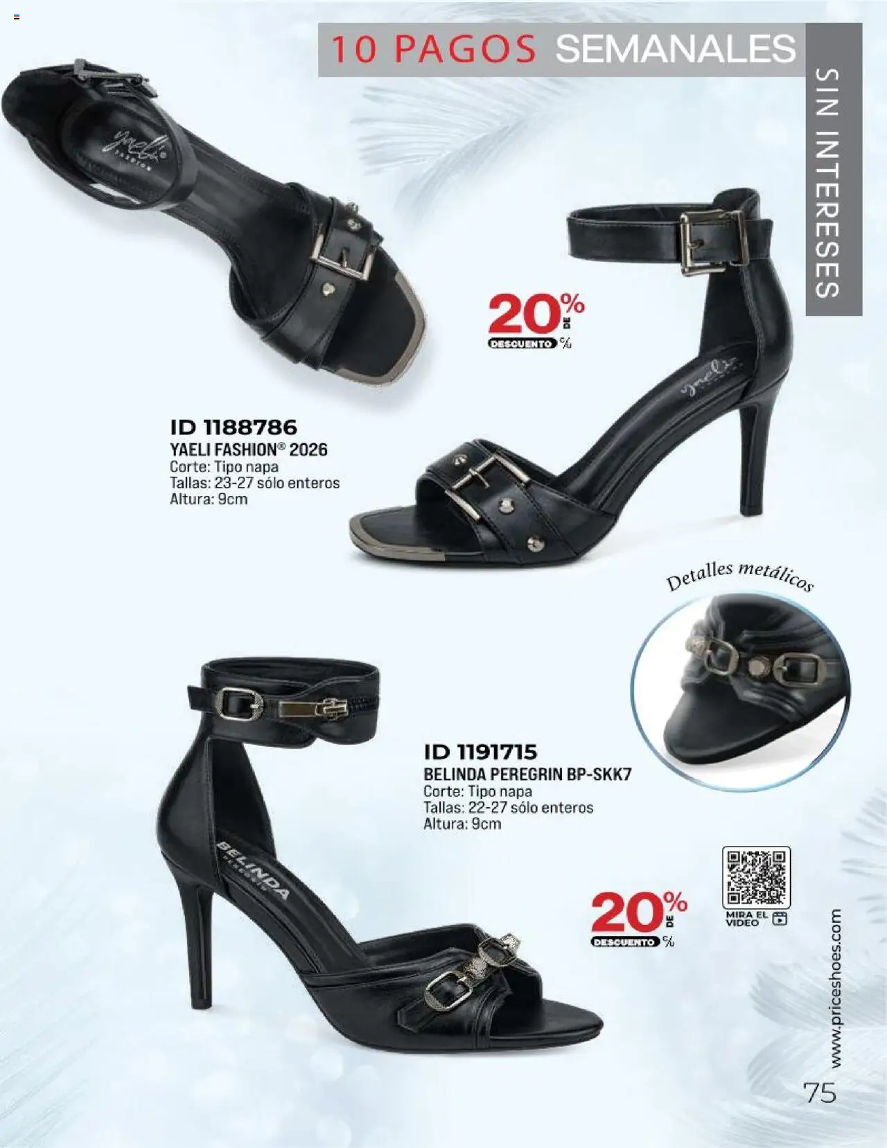 Nuevas ofertas de Price Shoes válidas en toda la República Mexicana desde el 14.10.2025. ¡Encuentra las mejores ofertas en Price Shoes - Catálogo - 10 Pagos sin Intereses! | Página: 77 | Productos: Video