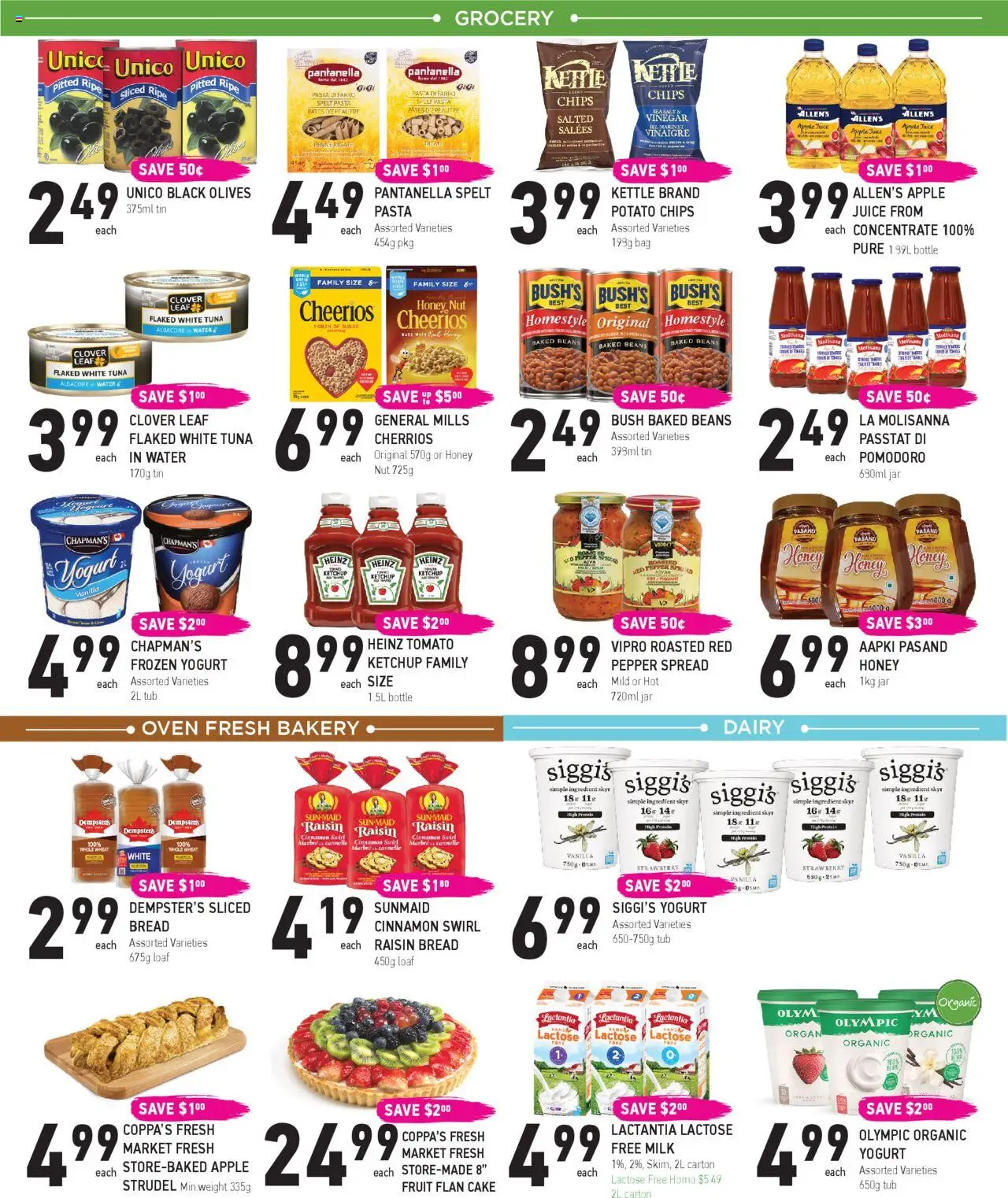 Coppas Fresh Market flyer valid from 16.10.2025 | Page: 3 | Products: Pasta, Bag, Kettle, Juice