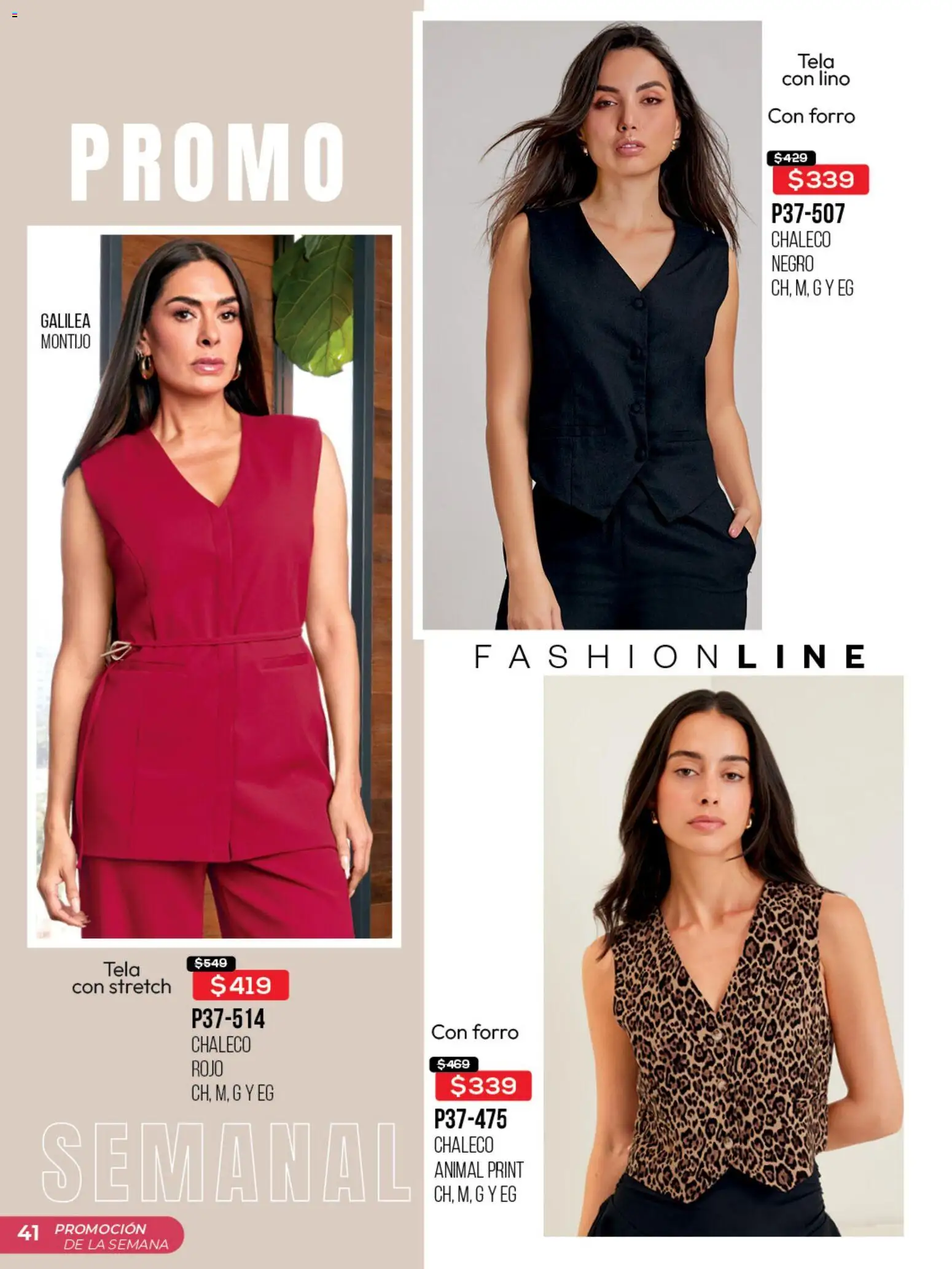 Nuevas ofertas de Cklass válidas en toda la República Mexicana desde el 03.03.2026. ¡Encuentra las mejores ofertas en Cklass catálogo Promo semanal! | Página: 42 | Productos: Chaleco