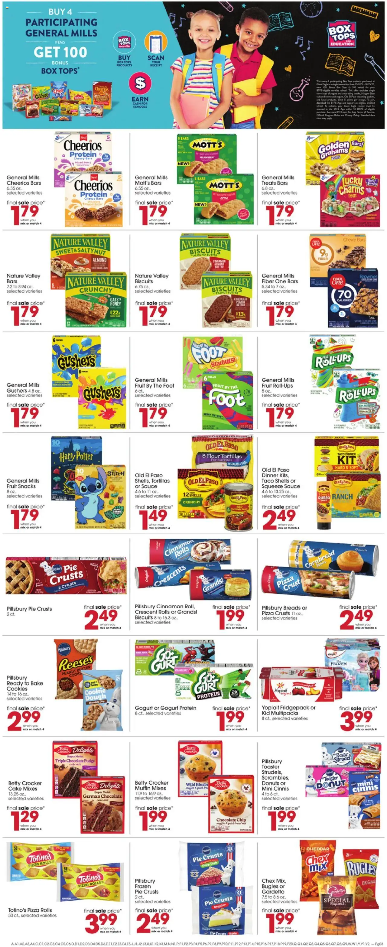 Giant Eagle Weekly Ad - valid from 09.10.2025 | Page: 5 | Products: Box, Butter, Pizza, UPS